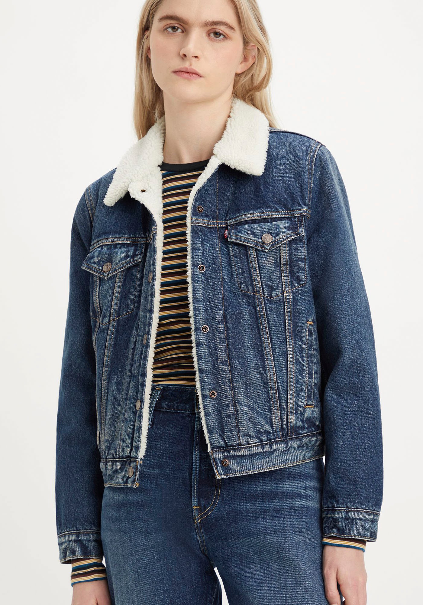 Levis Jeansjacke "ORIGINAL SHERPA TRUCKER" mit wärmendem Innenfutter günstig online kaufen