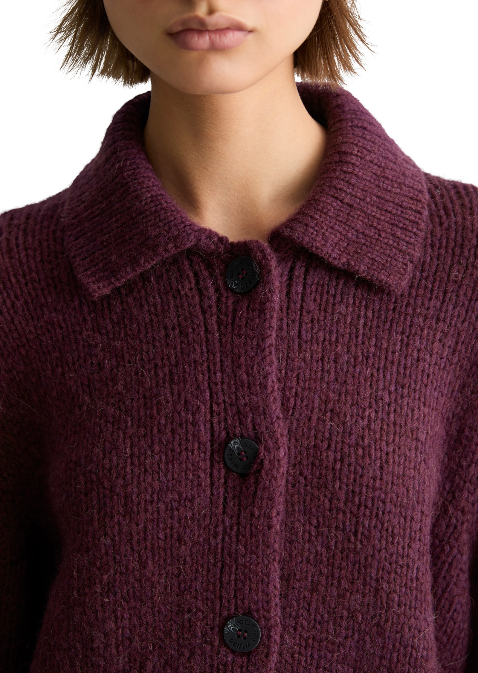Marc O'Polo DENIM Cardigan »aus weichem Schurwolle-Mix«