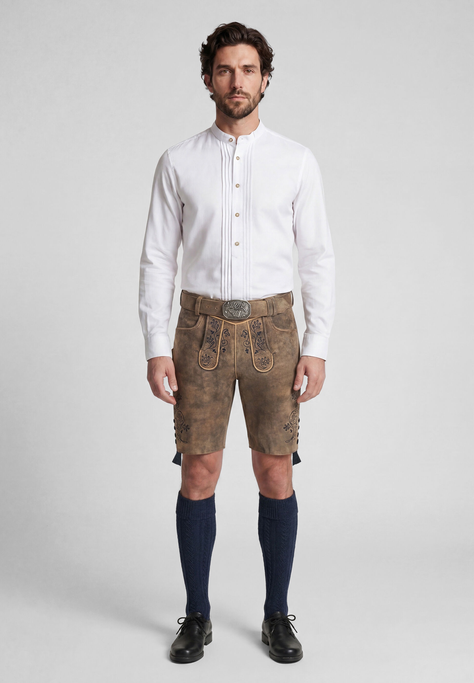 Spieth & Wensky Lederhose »Spieth & Wensky Lederhose Kandersteg«  mit passendem Gürtel