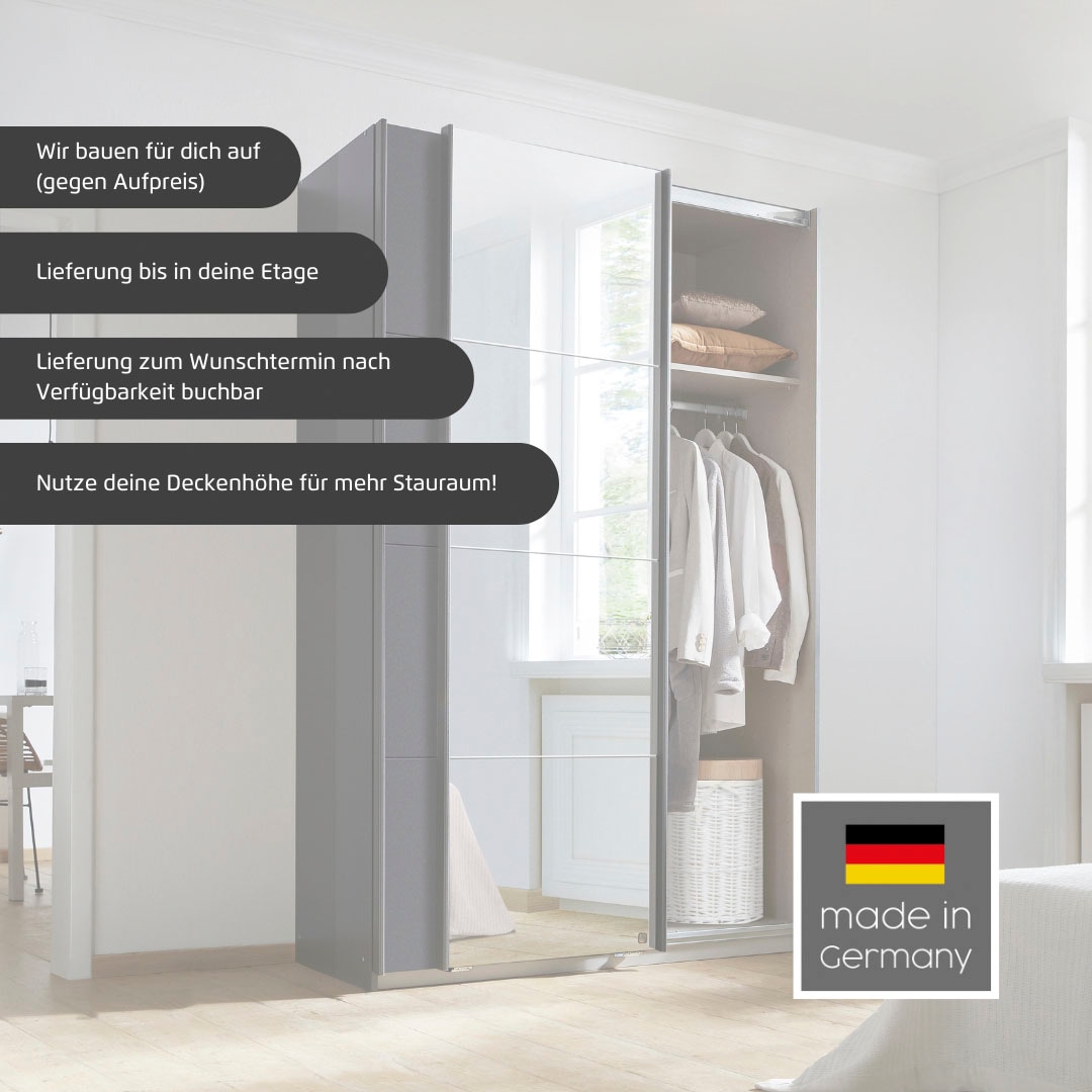 rauch Schwebetürenschrank »Subito Kleiderschrank Bestseller« Schlafzimmer Glasfront Breiten 136 & 181 Höhe 197 cm - MADE IN GERMANY