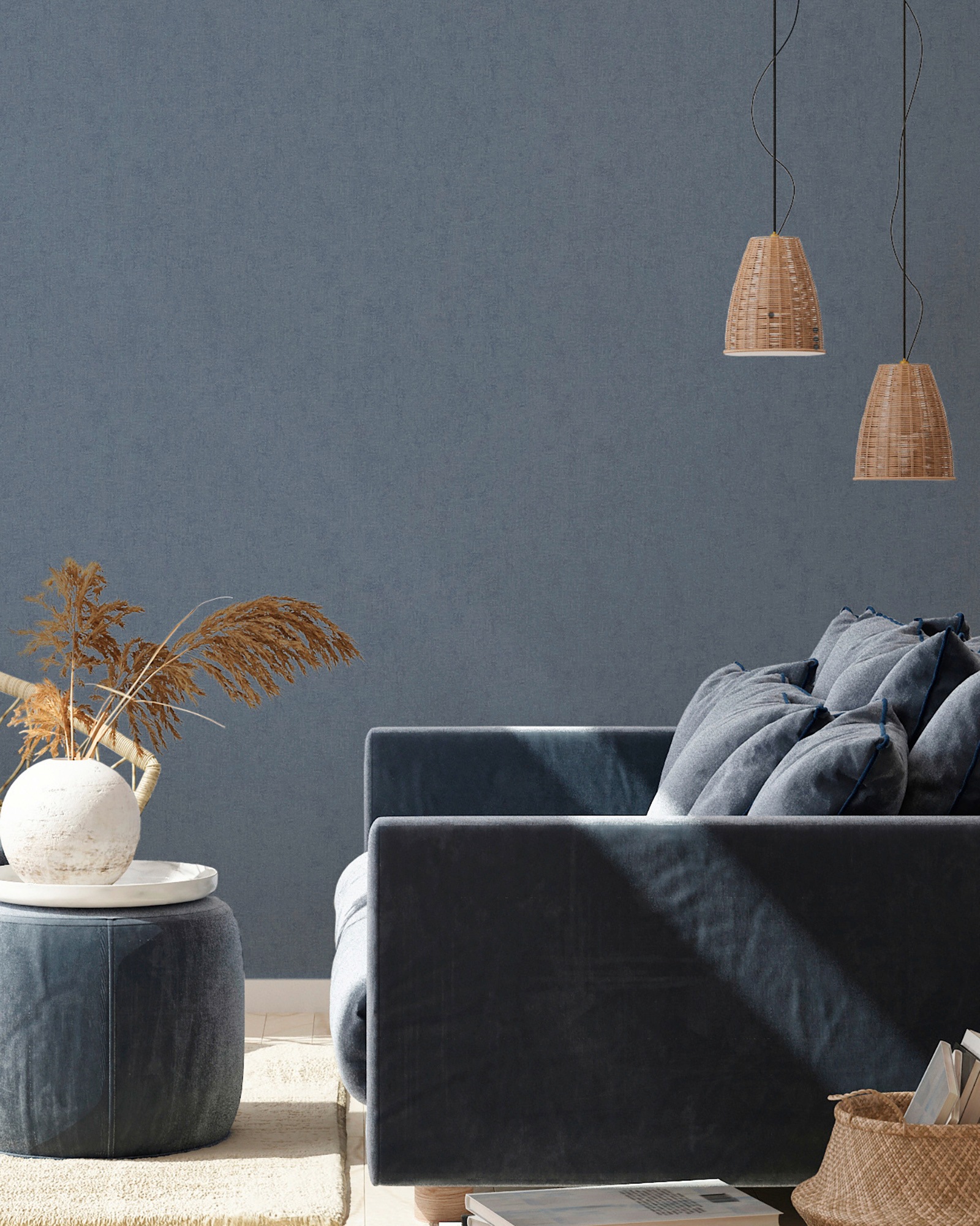 living walls Vliestapete »New Walls Cosy & Relax Uni«, uni-einfarbig-unifarben, Uni Tapete einfarbig Tapeten Wohnzimmer Schlafzimmer Küche modern Büro
