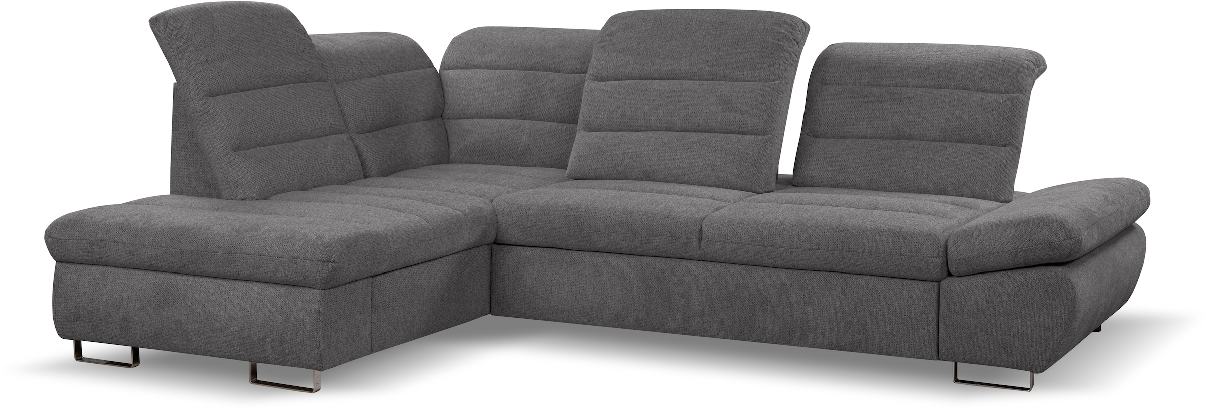 WERK2 Ecksofa "Roma L-Form", Sofa mit Schlaffunktion, Sitztiefenverstellung günstig online kaufen