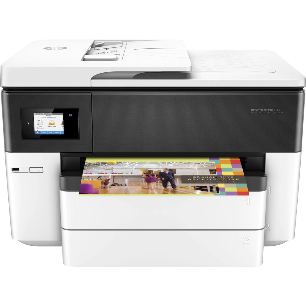 HP Multifunktionsdrucker »OfficeJet Pro 7740 All-in-One«