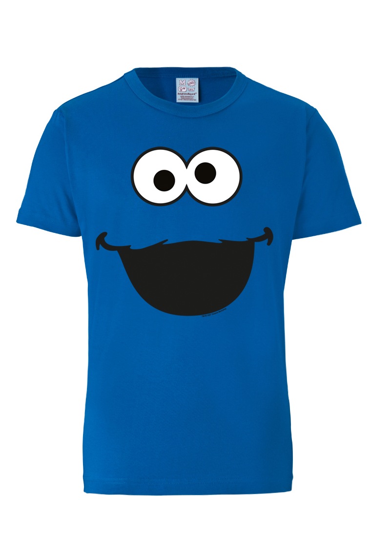 LOGOSHIRT T-Shirt »Krümelmonster - Cookie Monster«, mit süßem Print