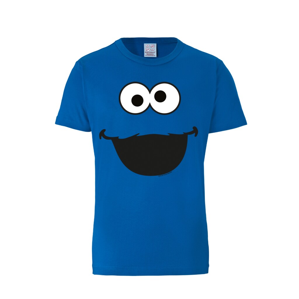 LOGOSHIRT T-Shirt »Krümelmonster - Cookie Monster«