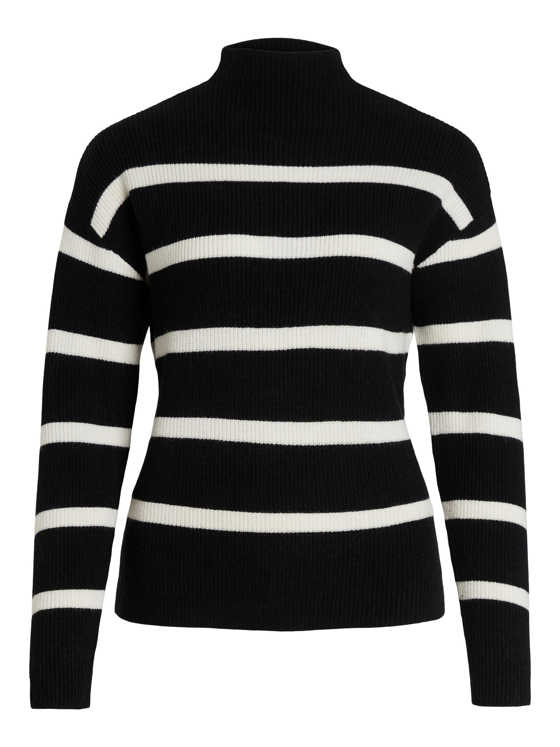 Vila Stehkragenpullover »VIRIL MOCKNECK L/S KNIT RIB TOP 2- NOOS«