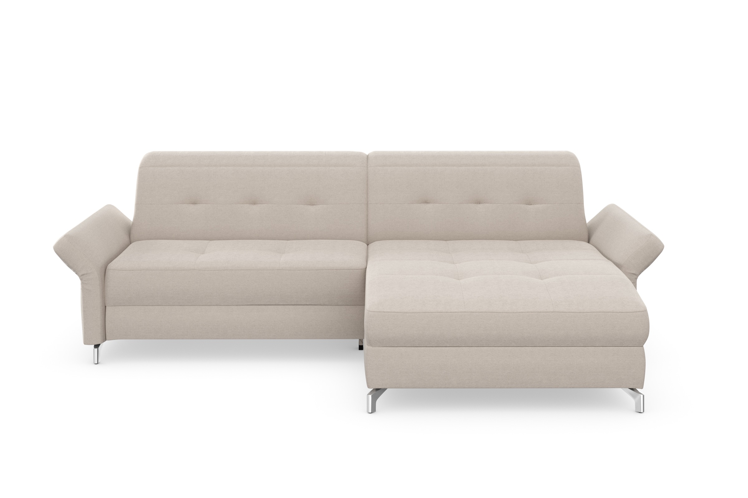 Home affaire Ecksofa "Maredo L-Form" Federkern, wahlweise auch mit Kopfteil günstig online kaufen