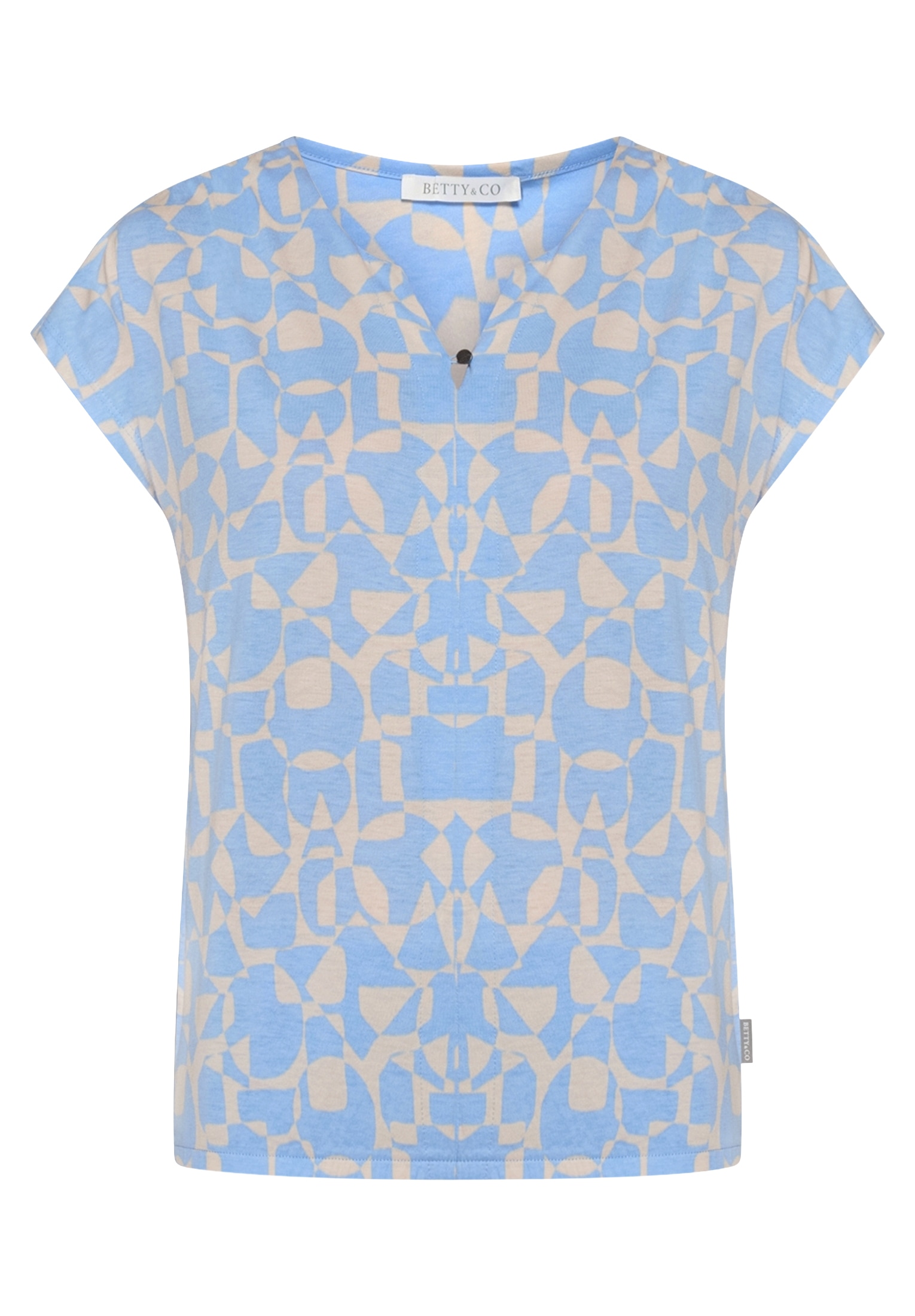 Betty&Co Kurzarmshirt »Damen mit Gummizug« 1 tlg.