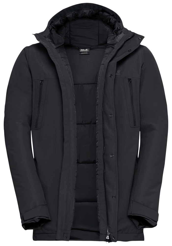Jack Wolfskin Winterjacke »GLACIER SHIELD JKT M«, Winddicht, wasserdicht, Übergangsjacke