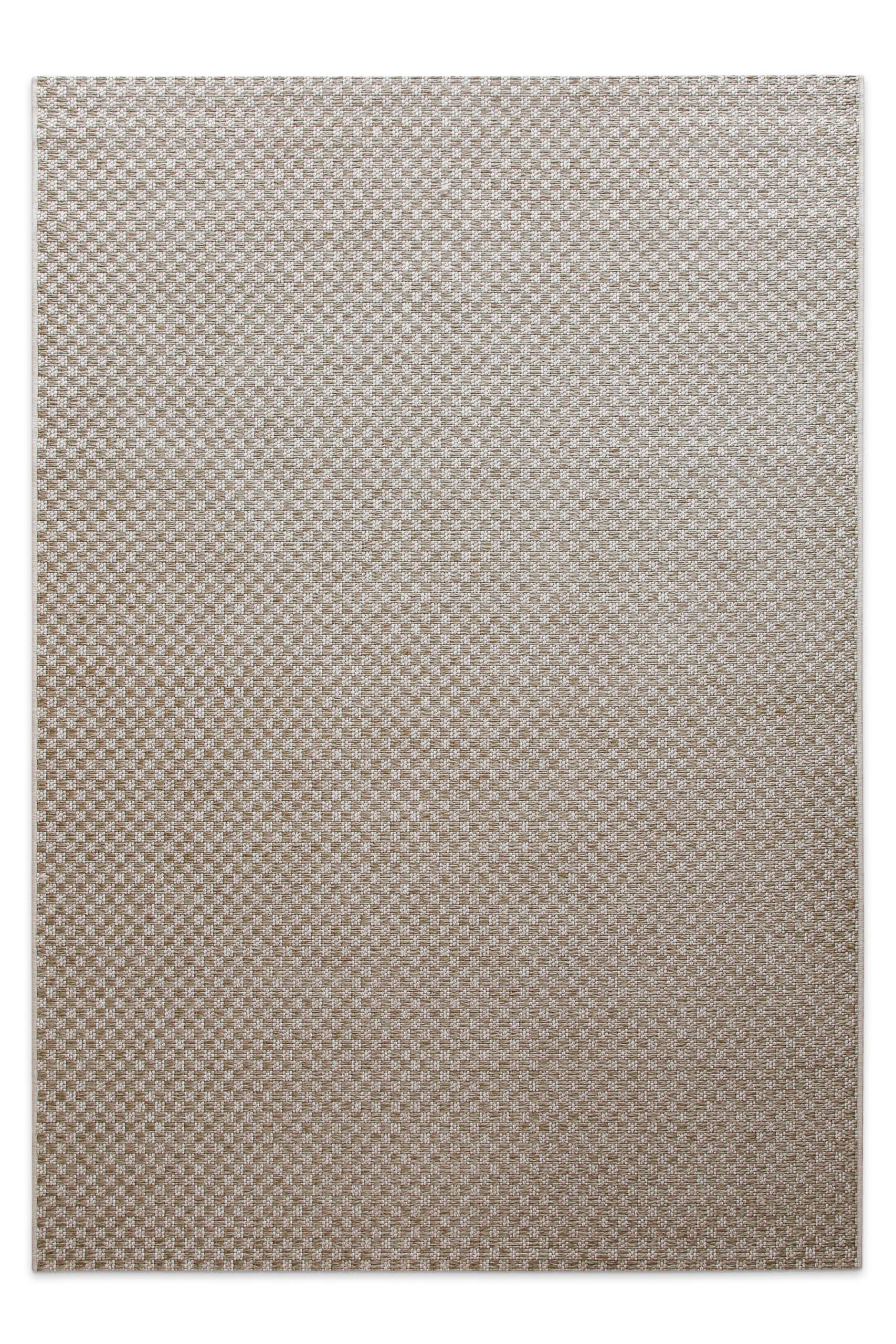 Wecon home Teppich »Miami South Beach« rechteckig 5 mm Höhe In- & Outdoor Teppich, wetterfest, kariert, Balkon, pflegeleicht