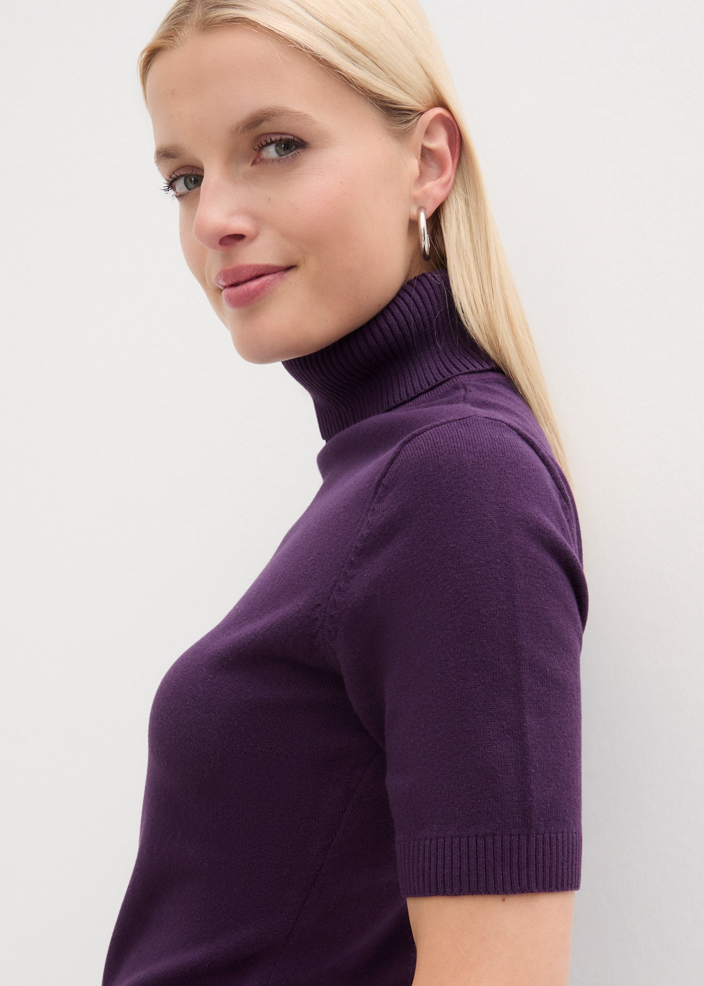 bonprix Rollkragenpullover »Rollkragenpullover, Kurzarm« Rollkragenpullover, Kurzarm
