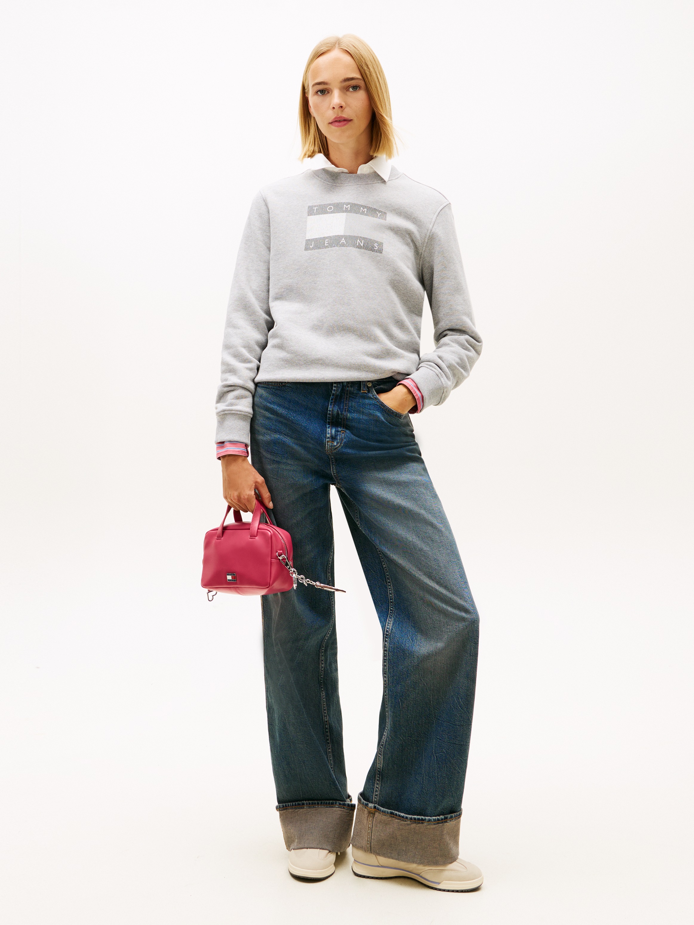 Thumbnail - Tommy Jeans Sweatshirt "TJW REG TJ FLAG CREW"