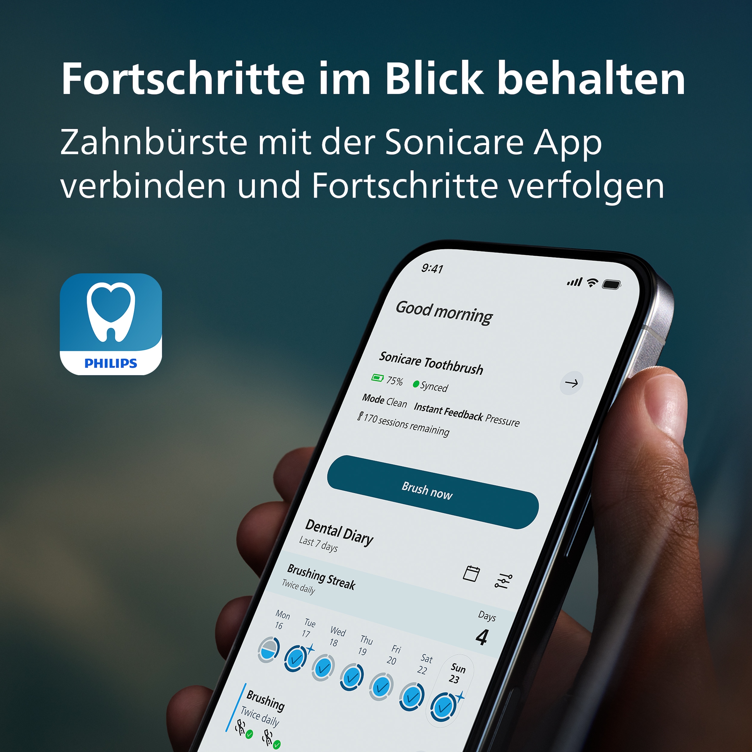 Philips Sonicare Elektrische Zahnbürste »DiamondClean 8500 HX8513/11« 1 Stk. Aufsteckbürsten