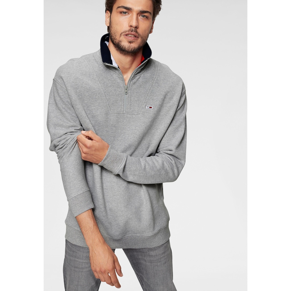 Tommy Jeans Sweatshirt »TJM SOLID ZIP MOCK NECK«