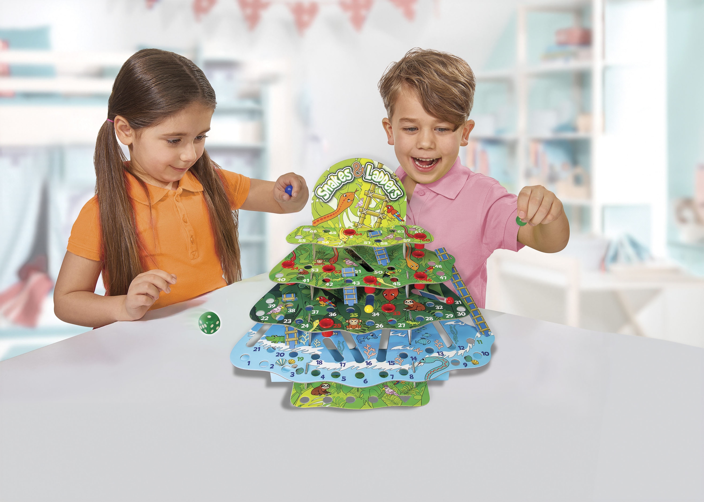 Noris Spiel »Snakes & Ladders Dschungel«