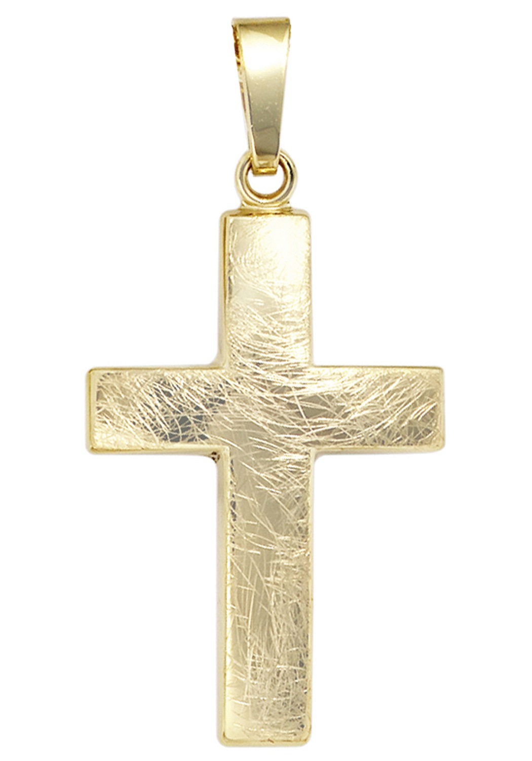Kreuzanhänger JOBO "Anhänger Kreuz", gold (gelbgold 333), Schmuckanhänger, Damen, Gelbgold 333, 333 Gold 3
