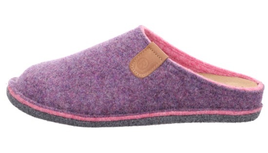 Rohde Pantoffel »LUCCA«, Clog, Hausschuh, Homeslipper in melierter Optik