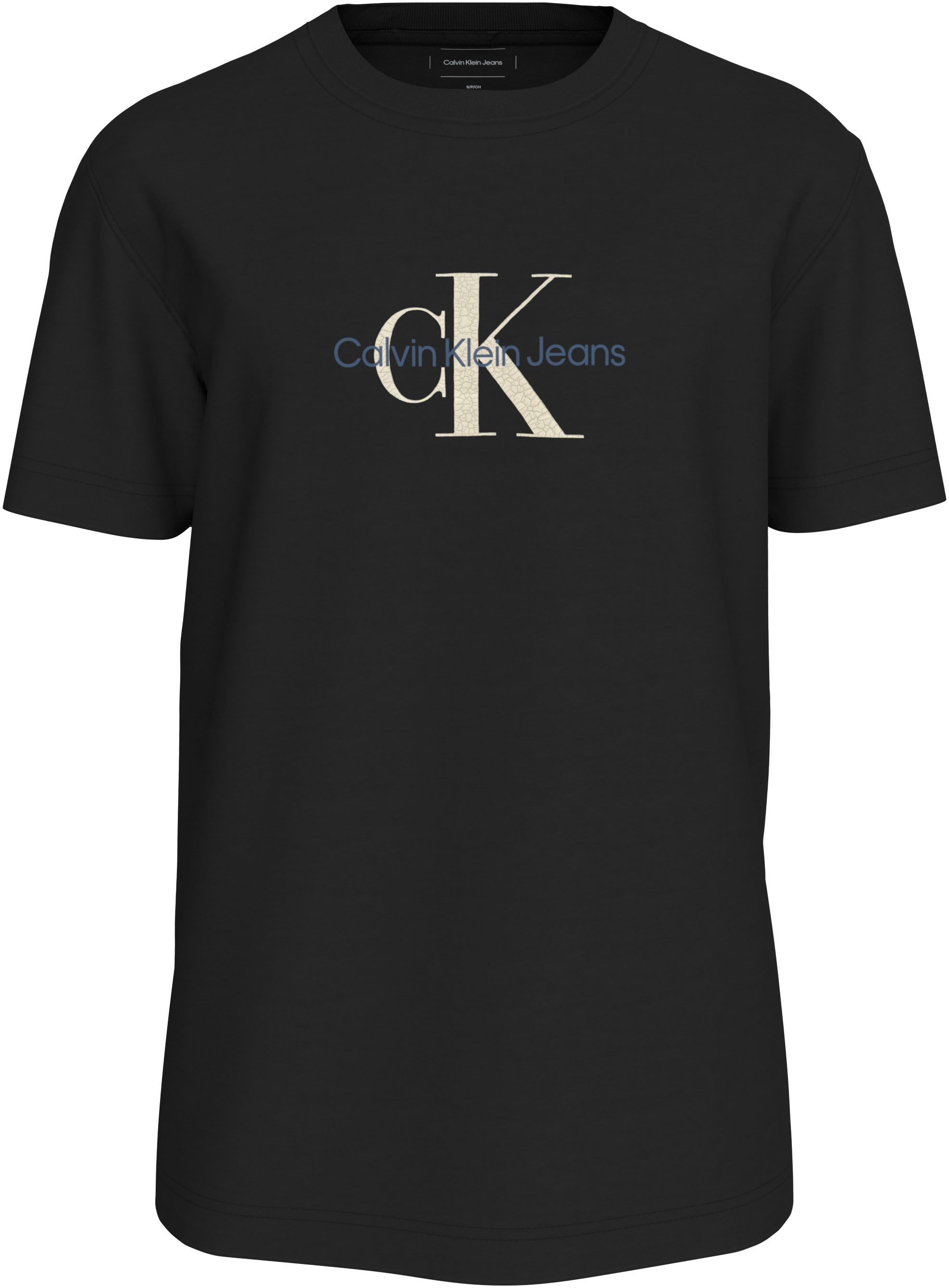 Calvin Klein Jeans T-Shirt »DISTRESSED MONOLOGO TEE«, mit Logodruck