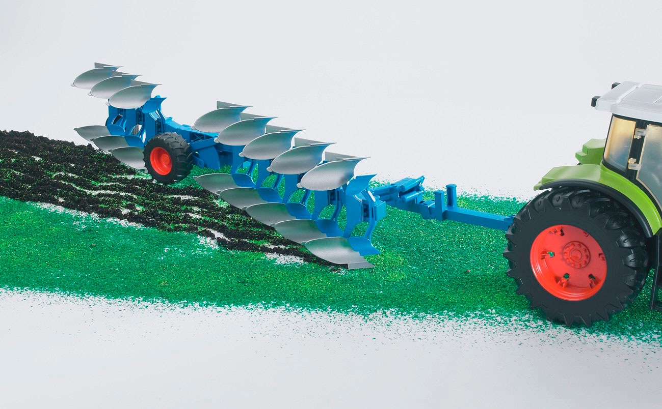 Bruder® Spielfahrzeug-Anhänger »LEMKEN Aufsattel-Drehpflug Vari-Titan (02250)« Made in Europe
