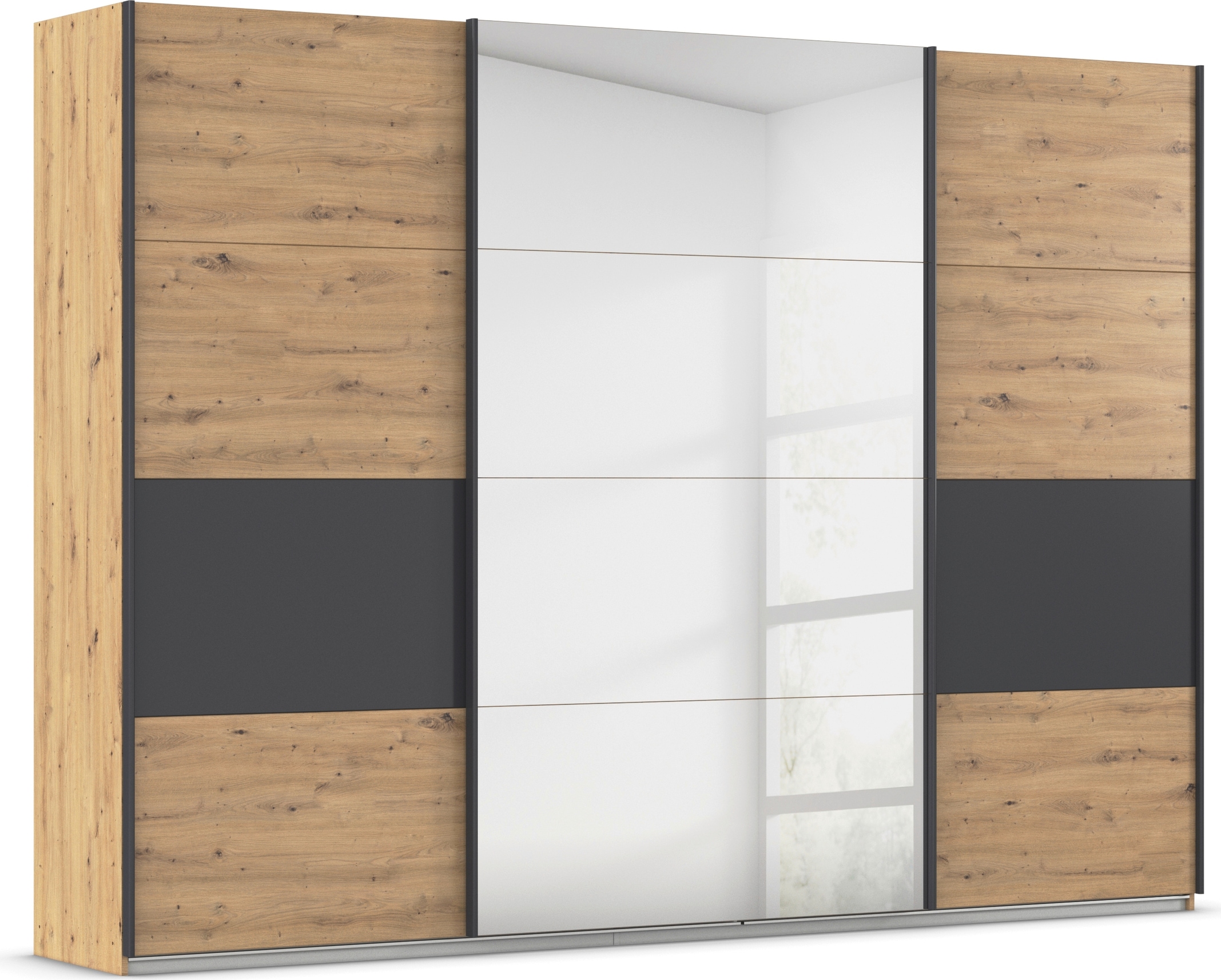OTTO home "Mehrzweckschrank Aktenschrank Möbel Mietswohnung Schlafzimmer CORTONA" Breiten 203/271/315/360 cm, Höhen 210/229 cm, inkl. Inneneinteilung, 2 Stoffboxen extra Einlegeböden MADE IN GERMANY