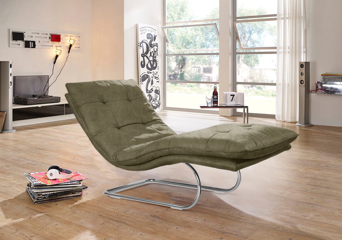 W.SCHILLIG Relaxliege "daily dreams", in Waffelkissen-Optik, wahlweise mit günstig online kaufen