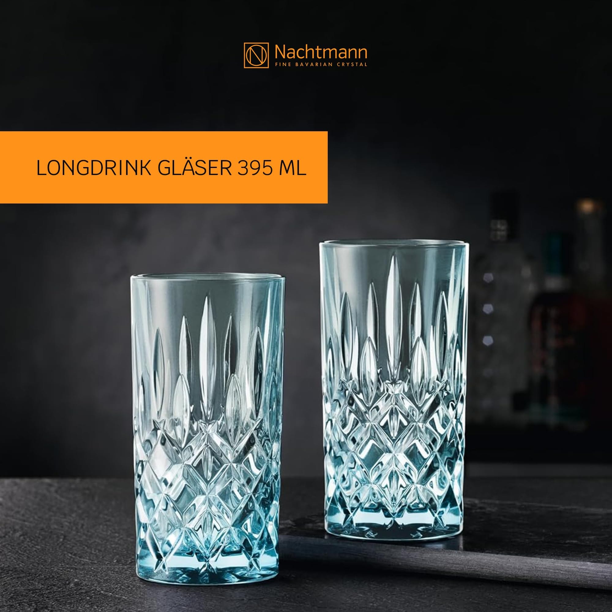 Nachtmann Longdrinkglas »Longdrinkgläser Noblesse Colors 395 ml 2er Set«