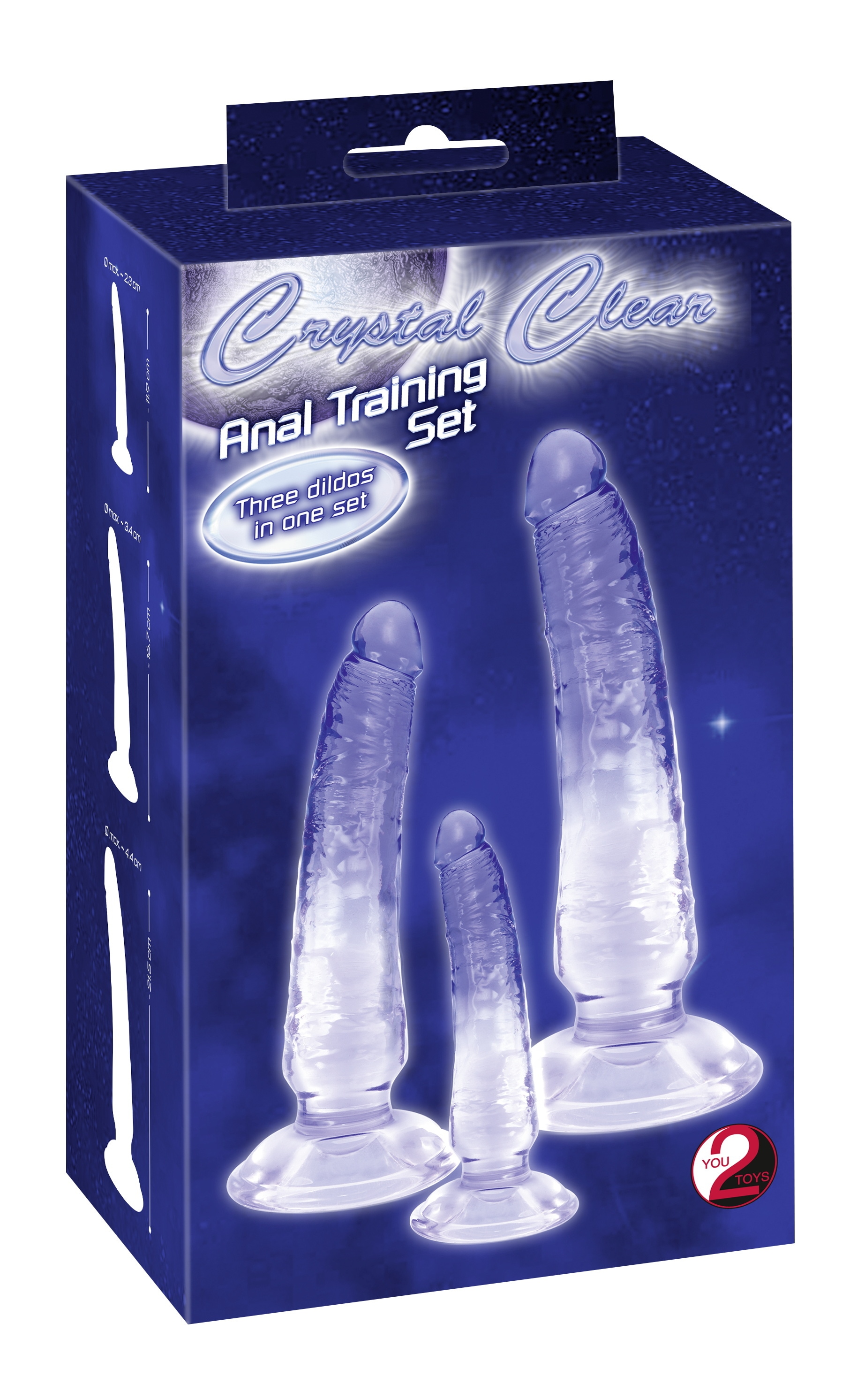 Crystal Clear Anal-Stimulator »Toy-Set Anal Training Set« ()