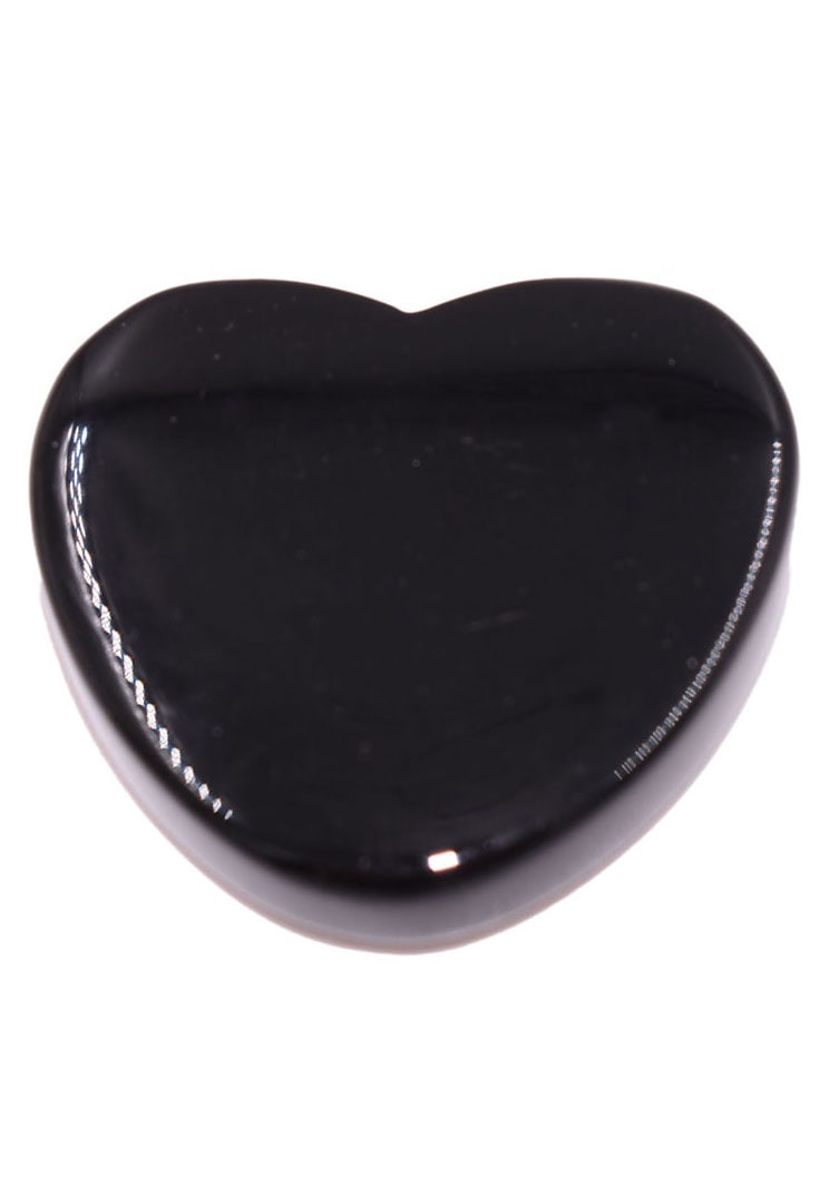Firetti Edelstein »Schmuck Geschenk Herz«, (1 St.), Onyx, Handschmeichler
