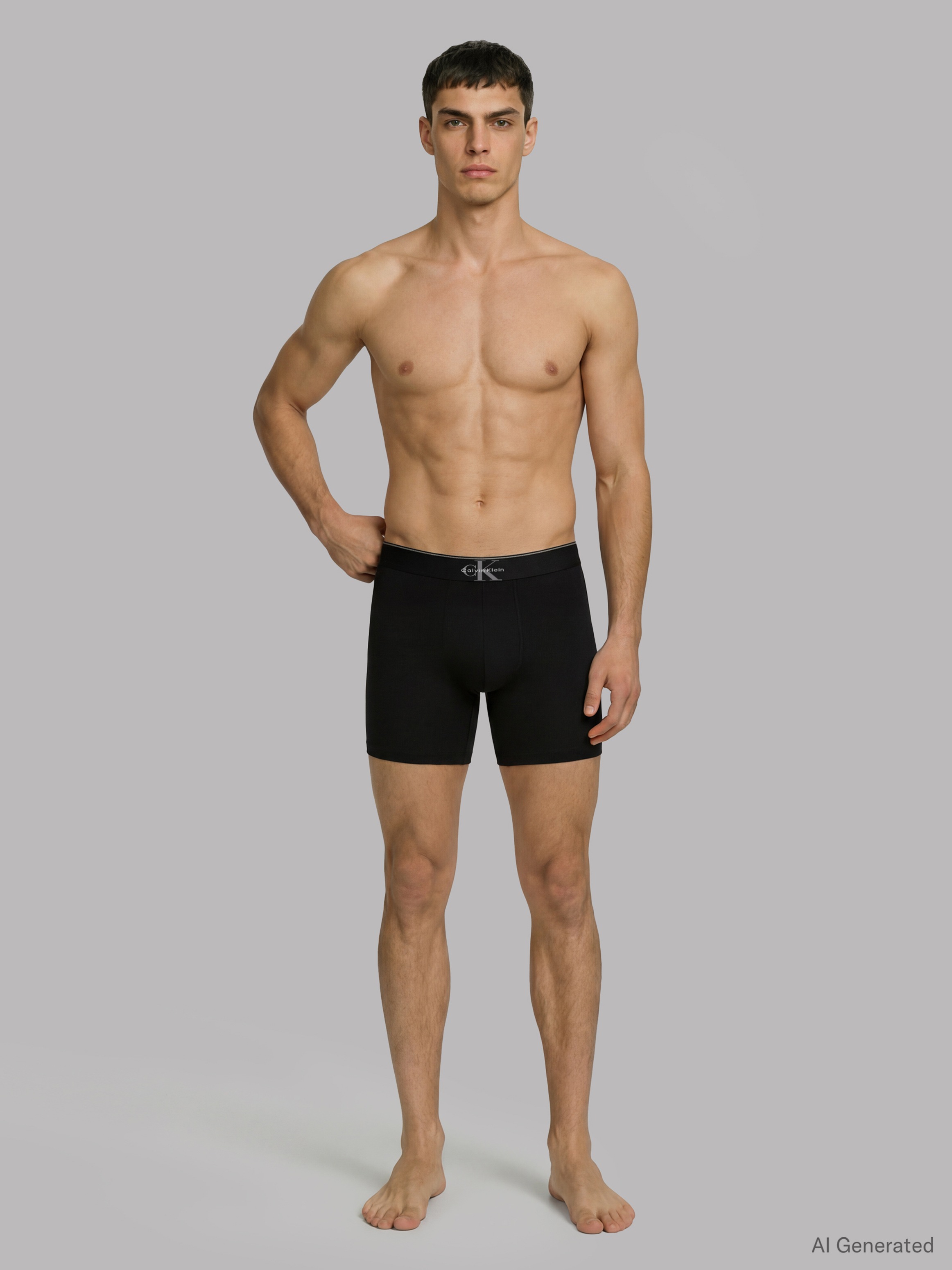 Thumbnail - Calvin Klein Underwear Boxershorts "Boxer Brief 3PK" Packung, 3er-Pack, Körpernahe Passform mit elastischem Bund