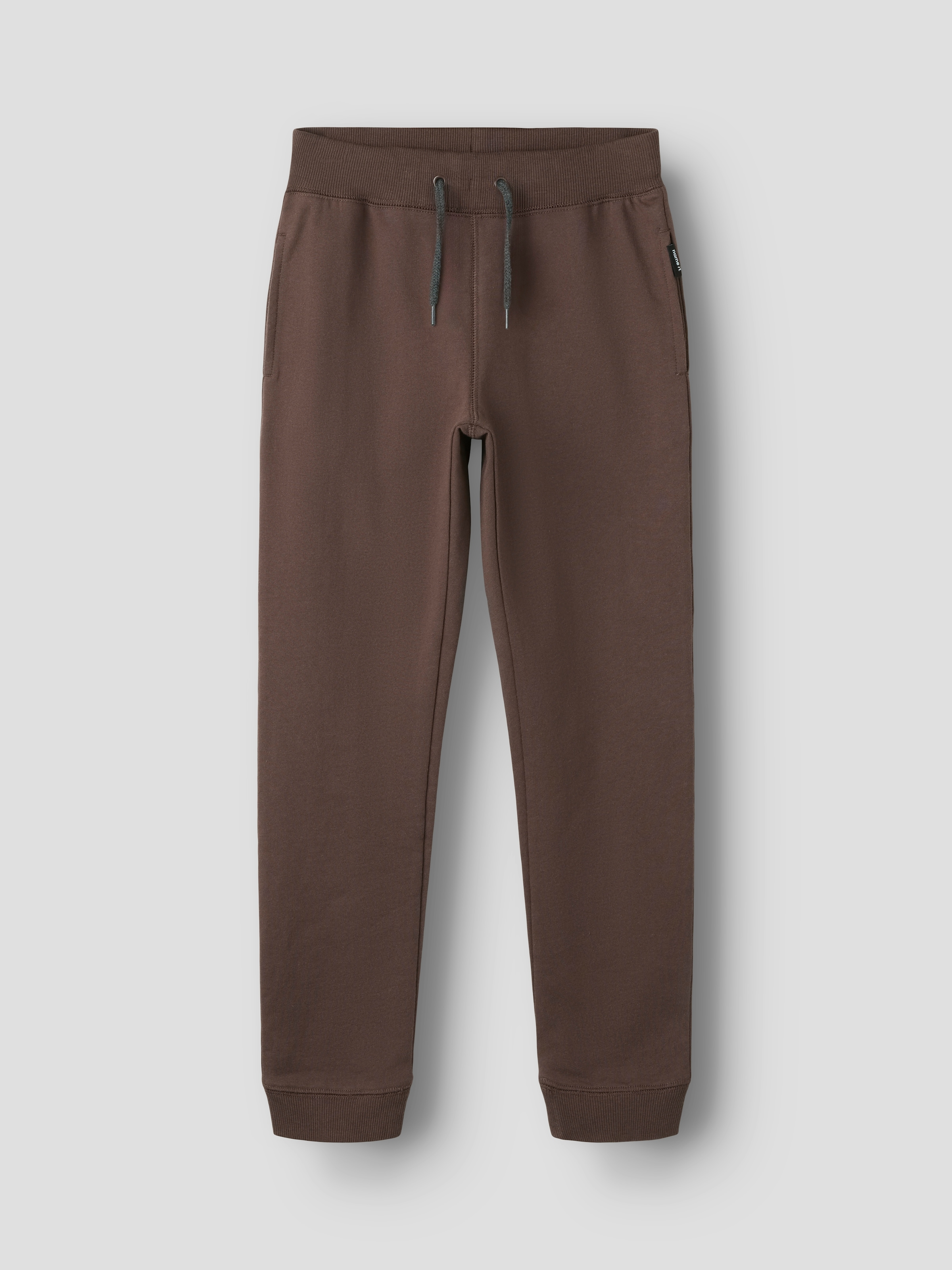 Name It Sweathose "Nkmsweat – Jogger Mit Verstellbarem Bund Und Rippbündchen" Unifarben, Casual, Regular Fit, Angeraute Sweatware