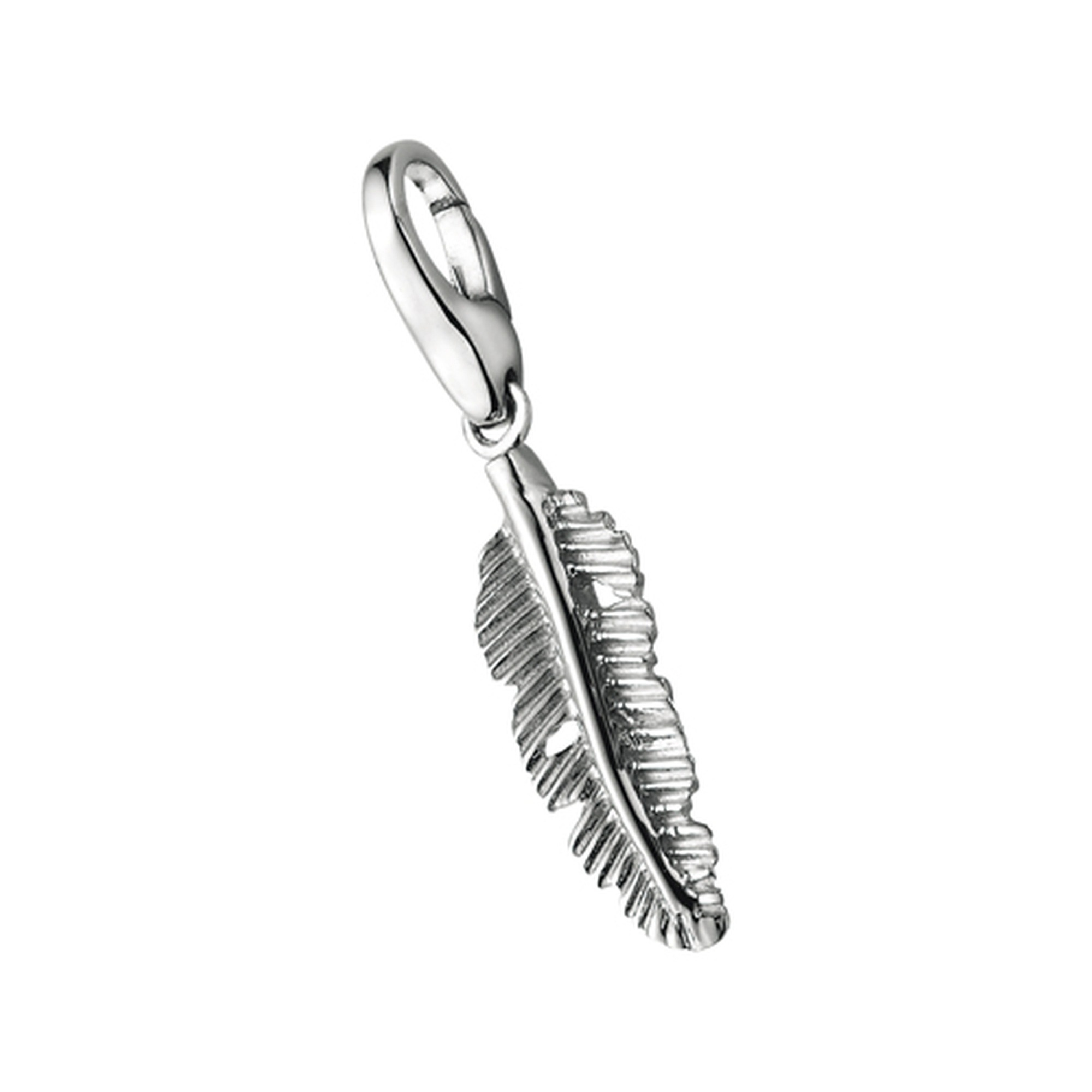 GIORGIO MARTELLO MILANO Charm-Einhänger »grobe Feder Silber 92...