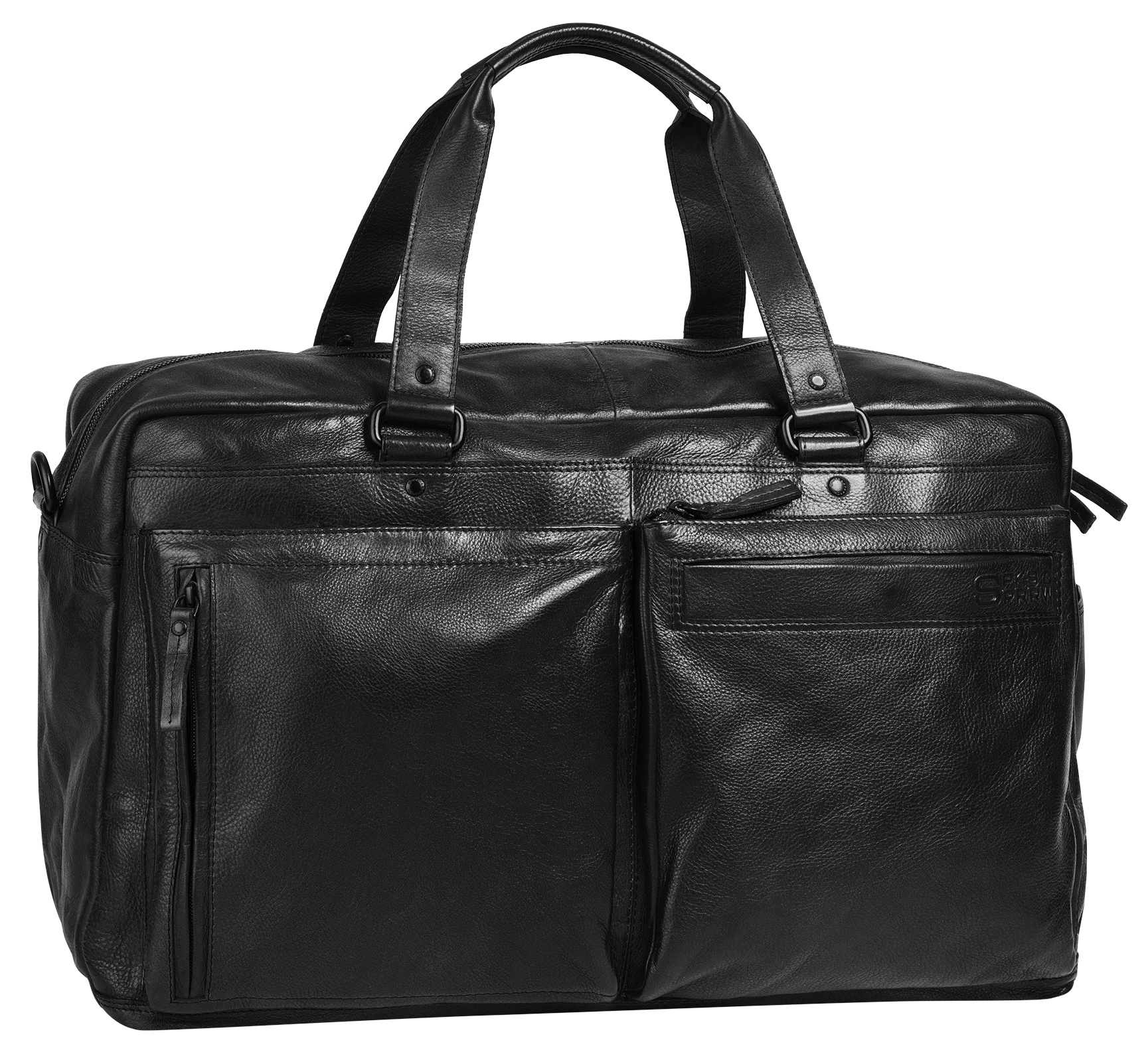 Spikes & Sparrow Reisetasche, echt Leder