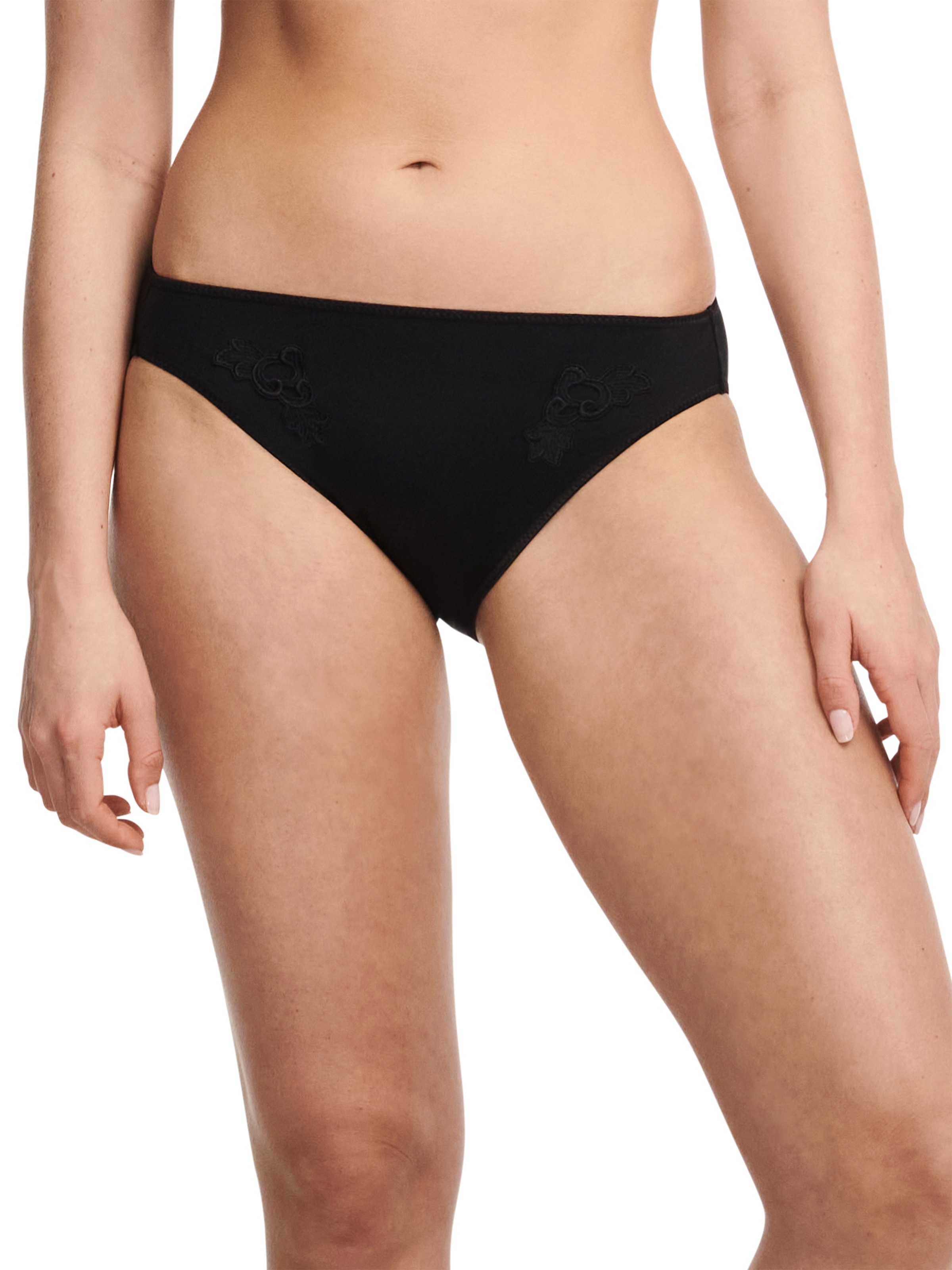 Chantelle Slip "HEDONA" blickdichtes Gewebe, Guipure Spitze