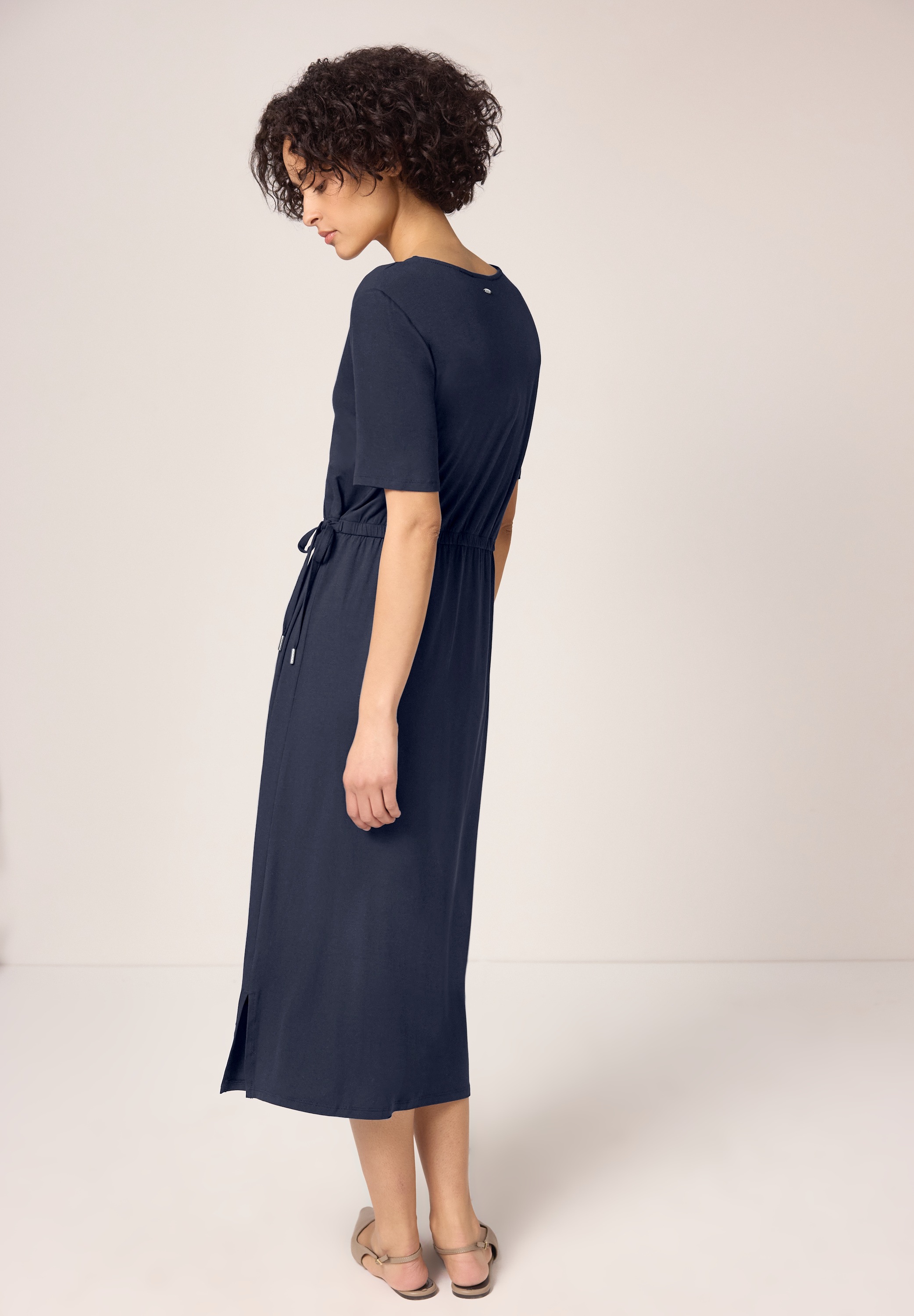 STREET ONE Midikleid Ohne Taschen aus Viskose günstig online kaufen