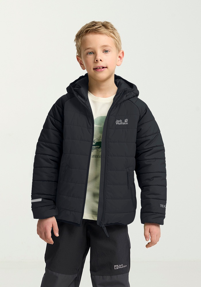 Jack Wolfskin Outdoorjacke »ZENON JKT KIDS«, mit Kapuze