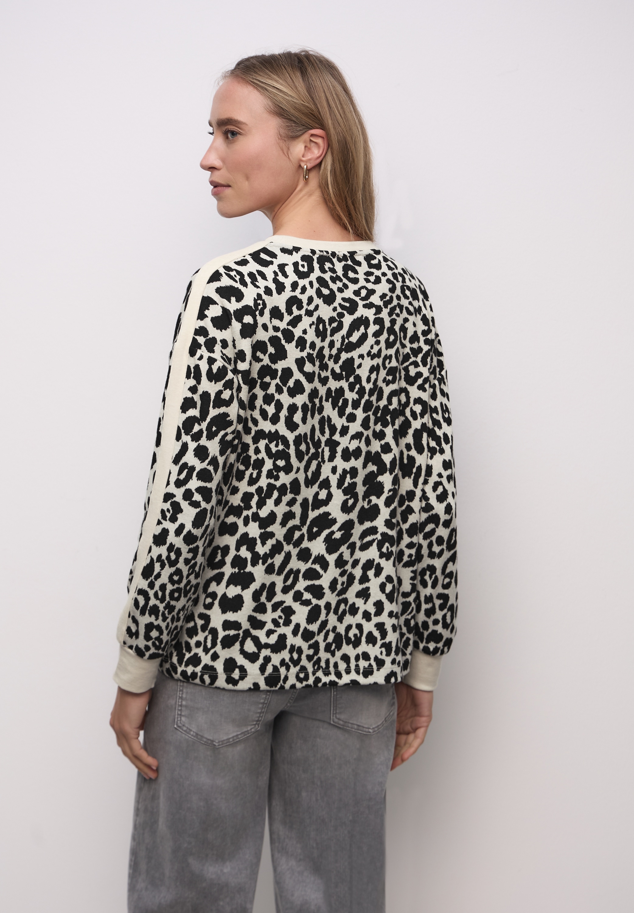 STREET ONE Langarmshirt im Leo Design günstig online kaufen