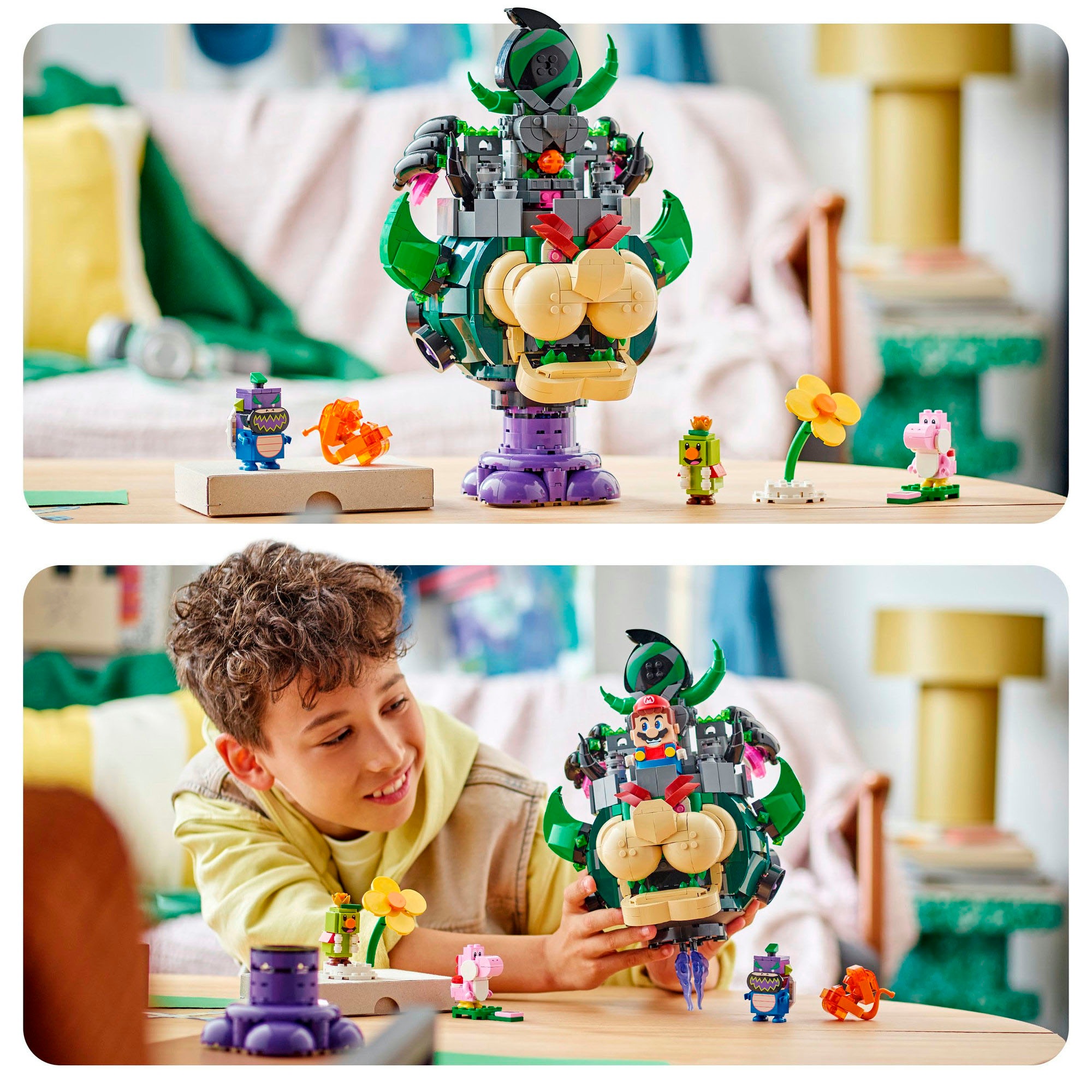 LEGO® Konstruktionsspielsteine »Prinz Florian & Schloss-Bowser (72042), LEGO Super Mario«, (1251 St.), Made in Europe