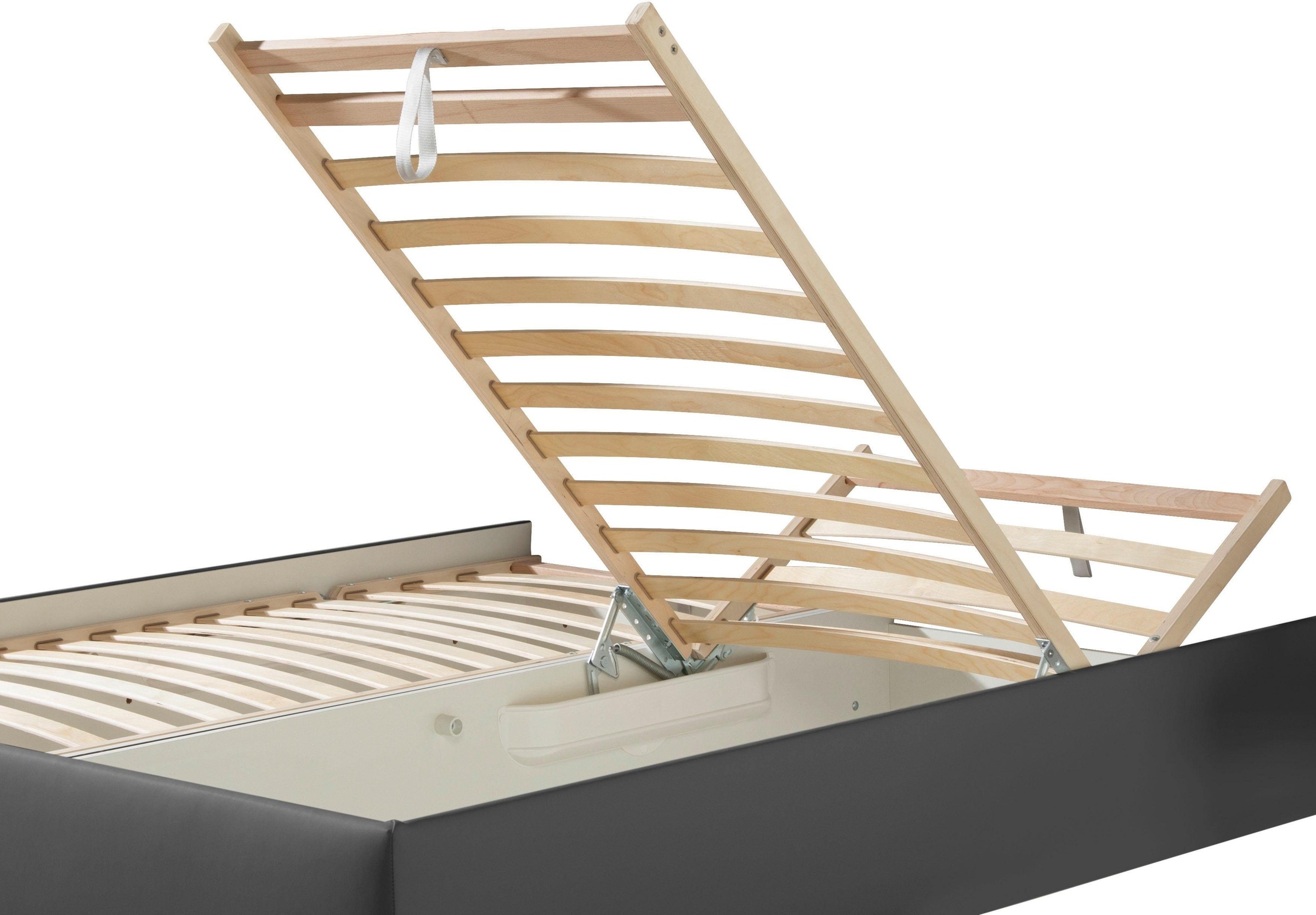 Thumbnail - Maintal Polsterbett "Makana inkl. Bettkasten in verschiedenen Breiten" wahlweise mit Bonnell- oder TTFK-Matratze in H2, ...