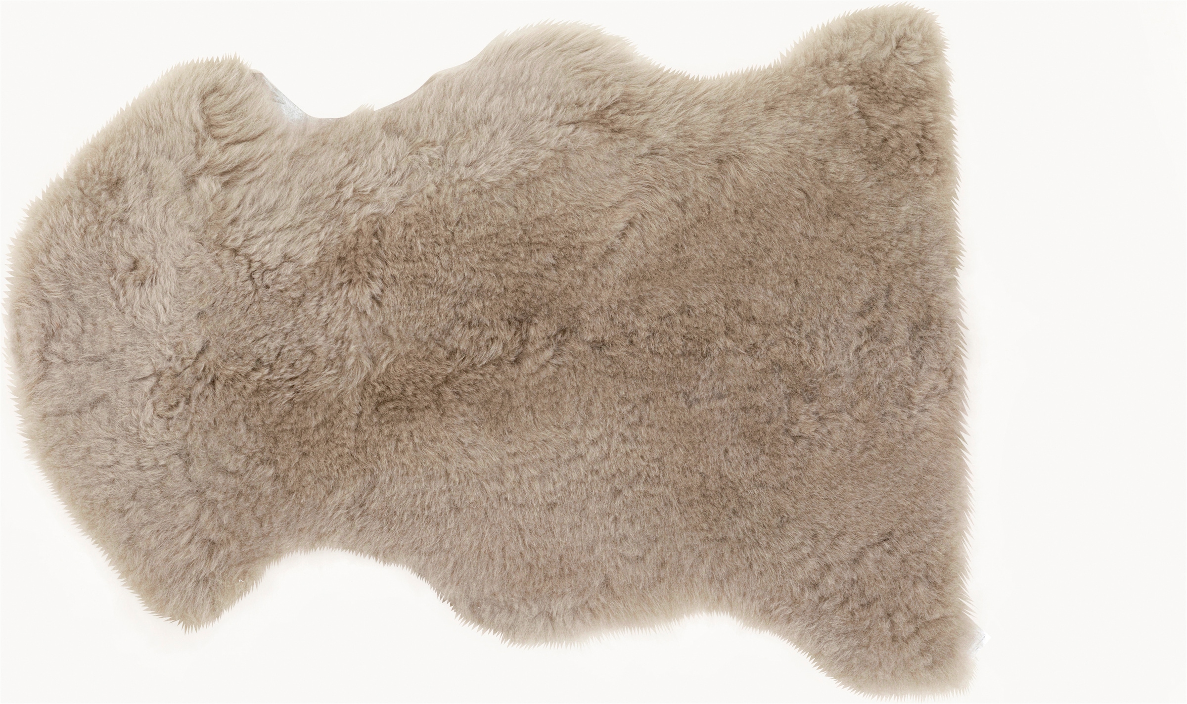 Kare Design Teppich "Lammfell Heidi 65x85cm" Motivform 4 mm Höhe weiß oder grau