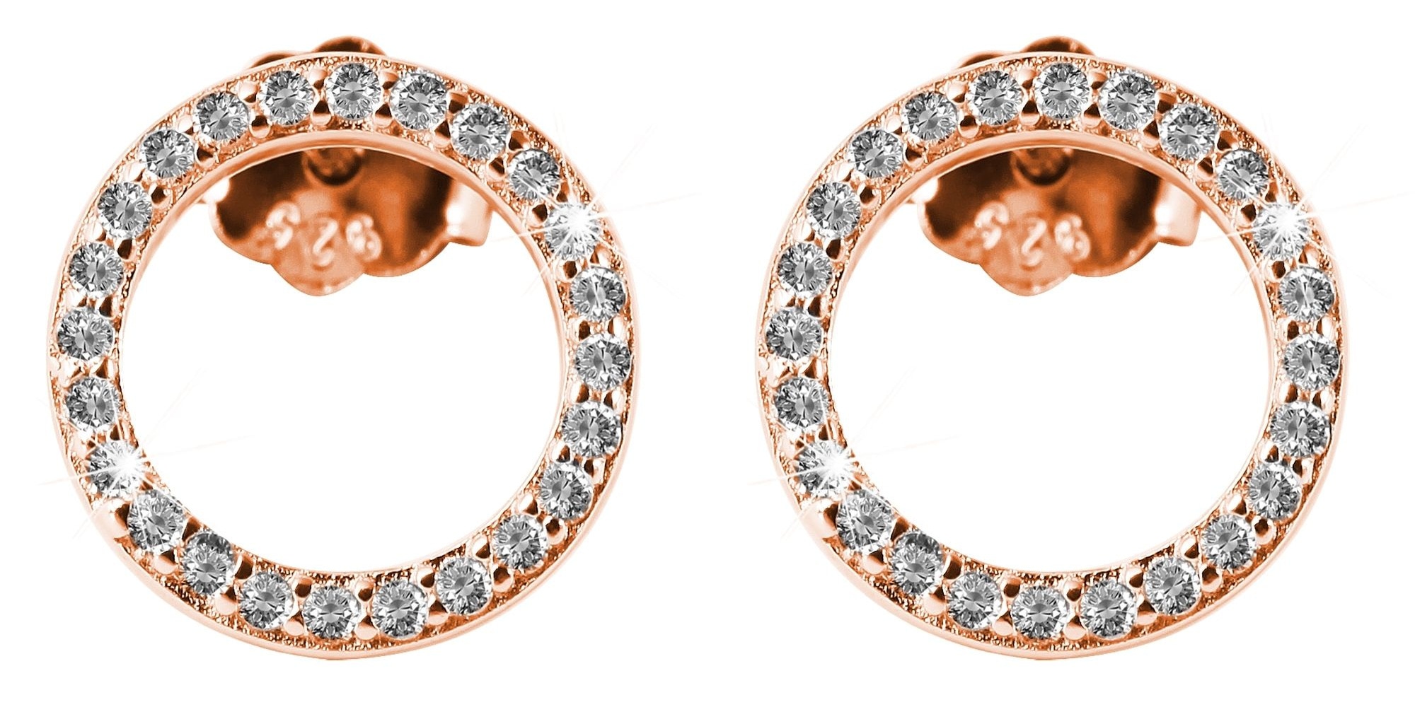 Adelia´s Paar Ohrhänger "Damen Ohrringe – Ohrstecker aus 925 Silber mit Zir günstig online kaufen