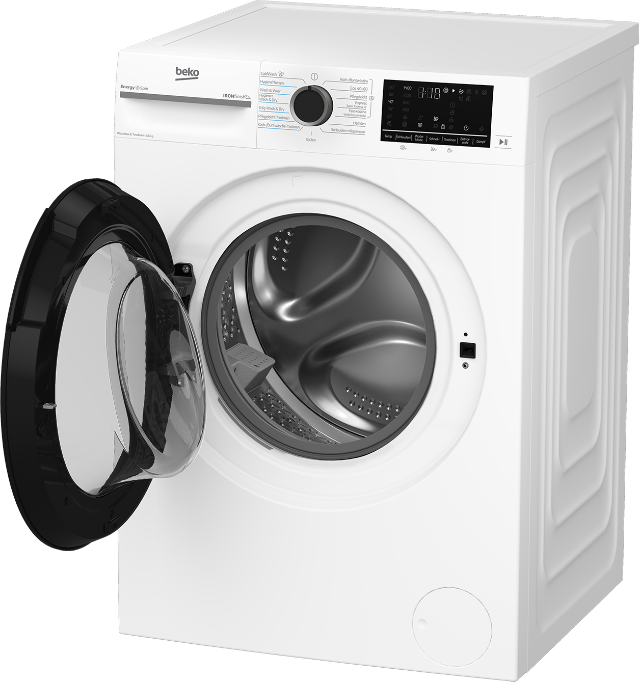 BEKO Waschtrockner »BM3DT4944W« 9 kg /6 kg 76 dB(A) Dampfunterstützung für frischere Wäsche und weniger Falten