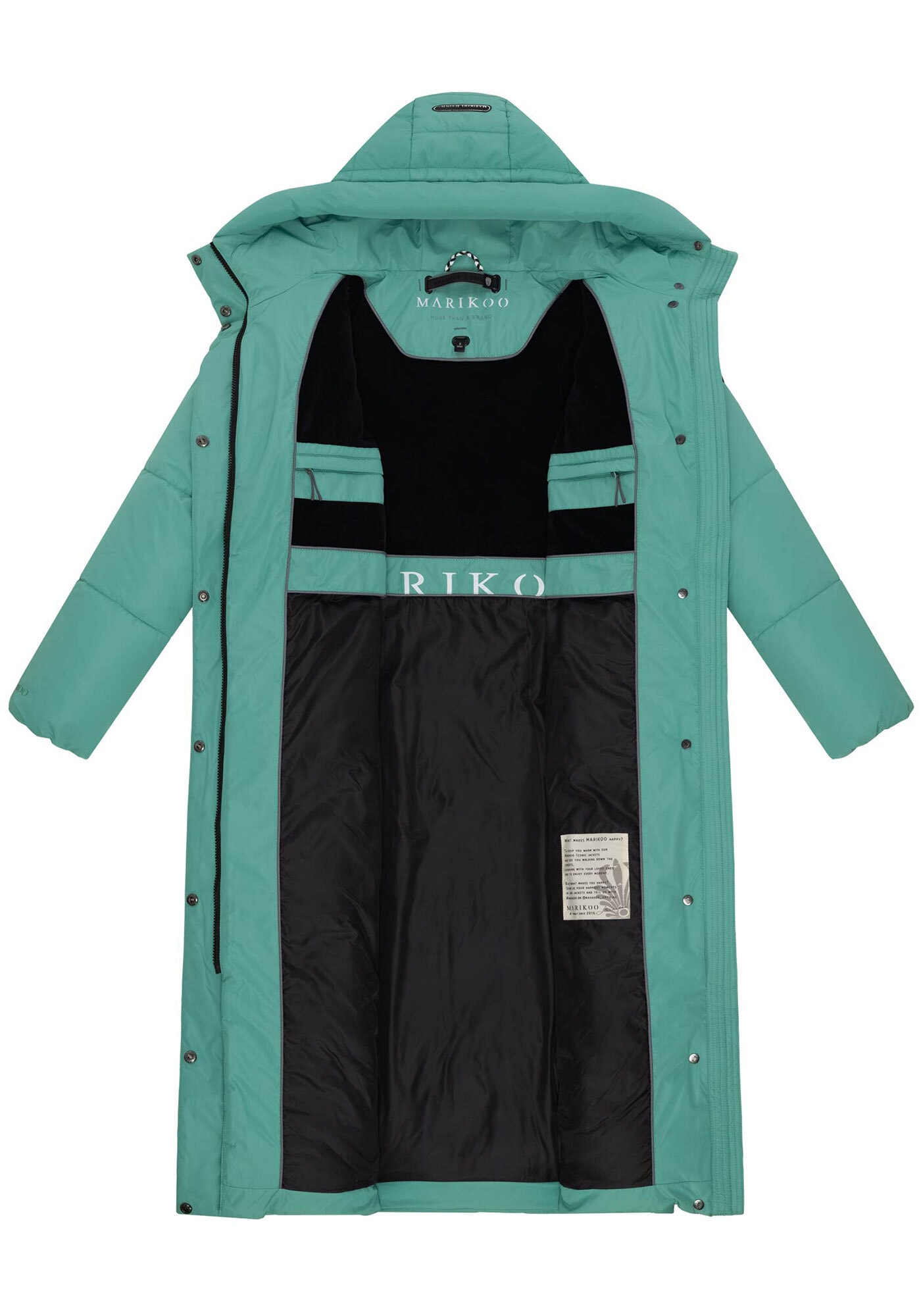 Marikoo Winterjacke »Ranja«, extra langer Damen Winter Steppmantel