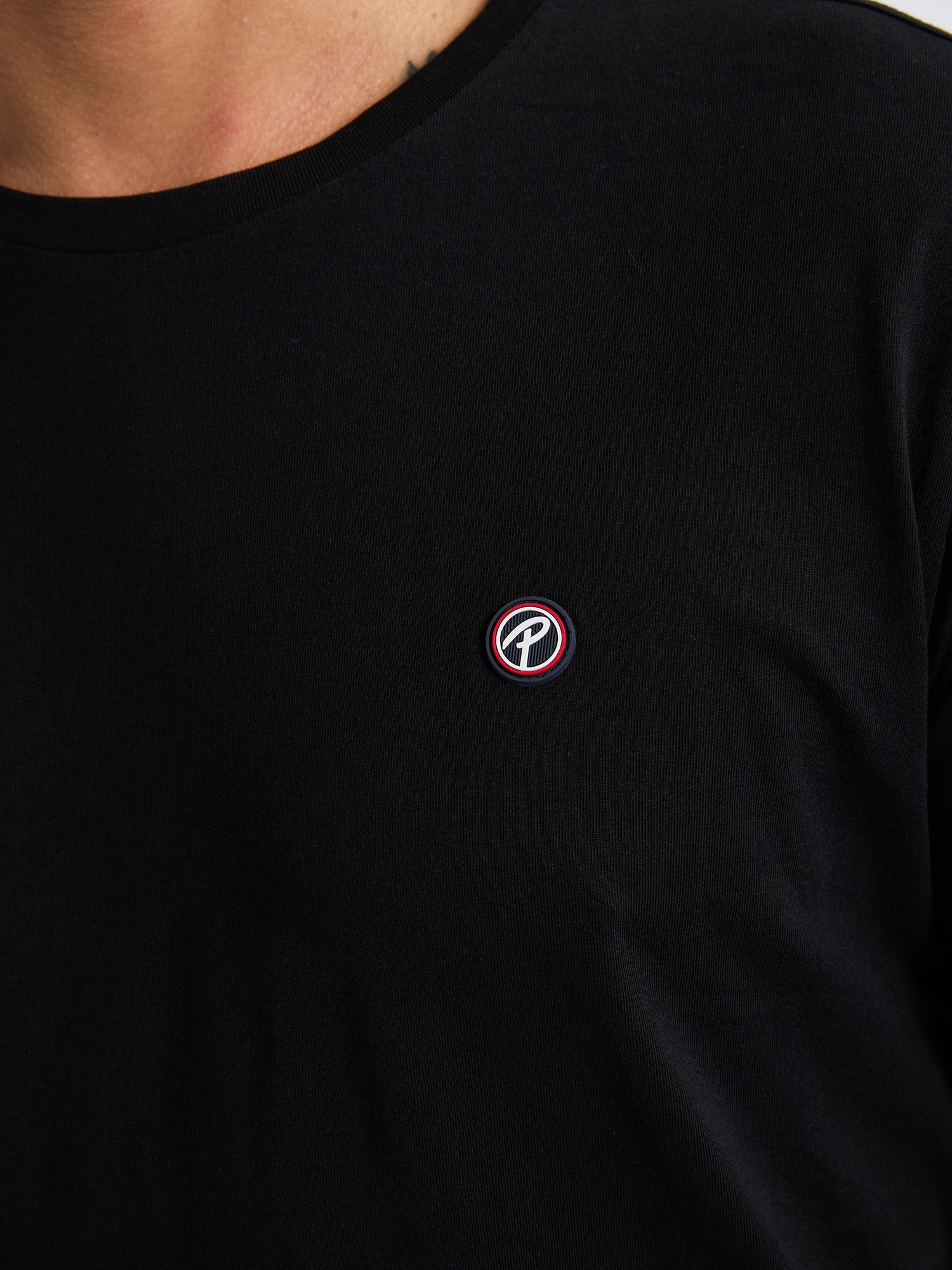 Petrol Industries Rundhalsshirt, mit Logo Stickerei