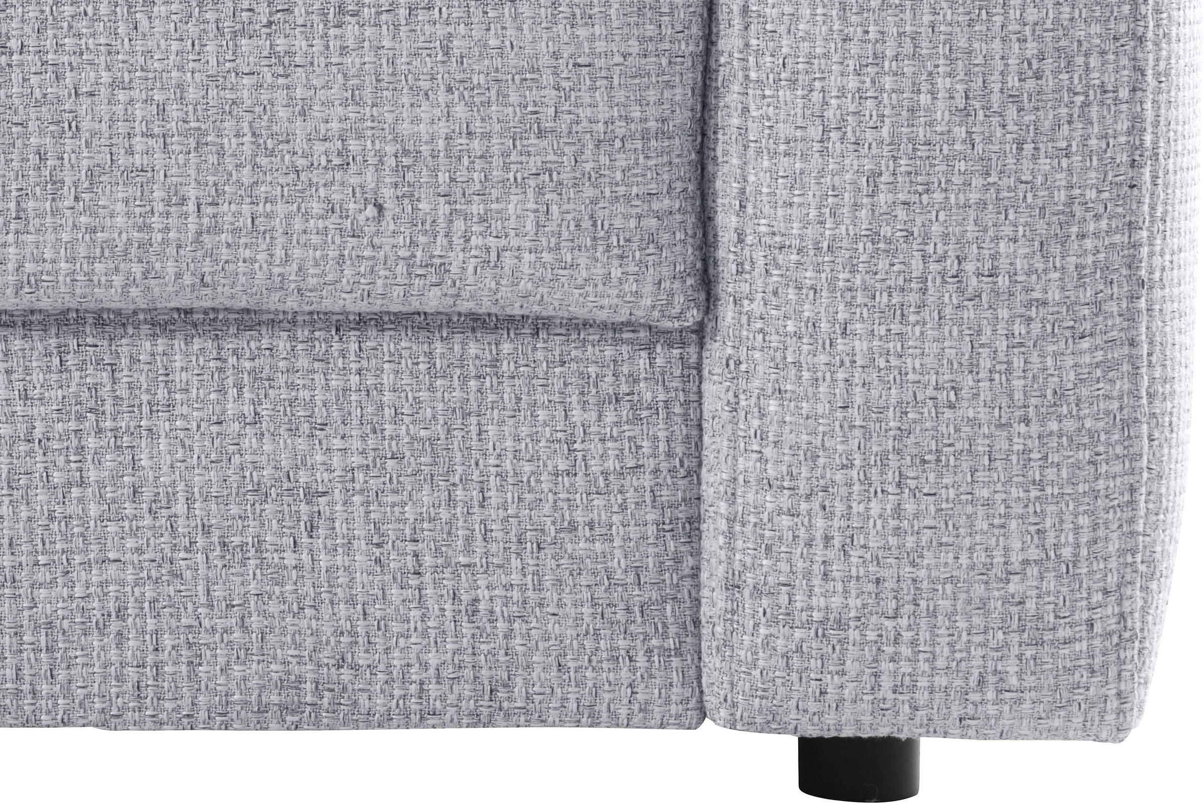 Places of Style Ecksofa »Bloomfield, L-Form«, extra tiefe Sitzfläche, wahlweise mit Sitztiefenverstellung