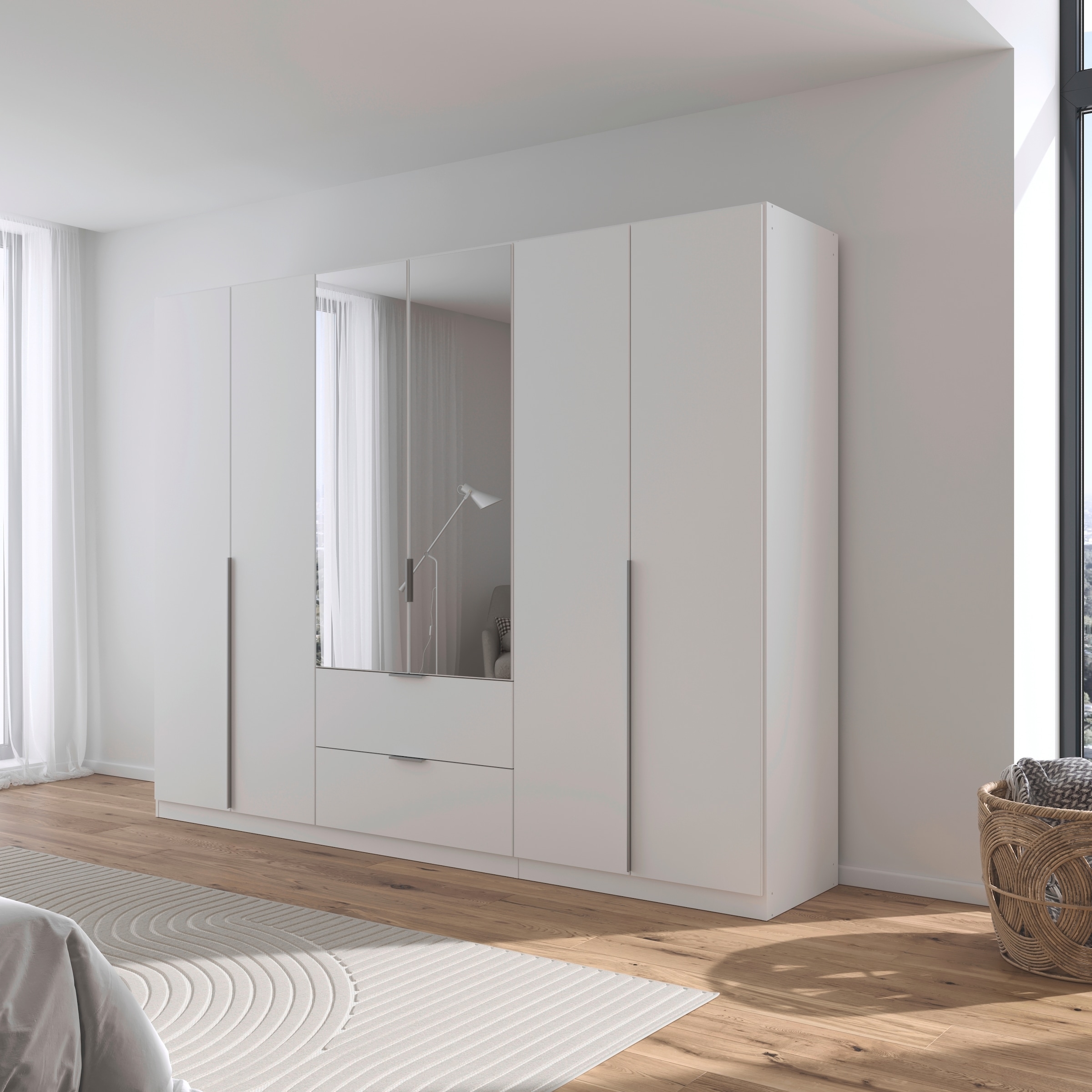 OTTO home Drehtürenschrank "Kleiderschrank Schrank Garderobe AGORDO mit Dek günstig online kaufen