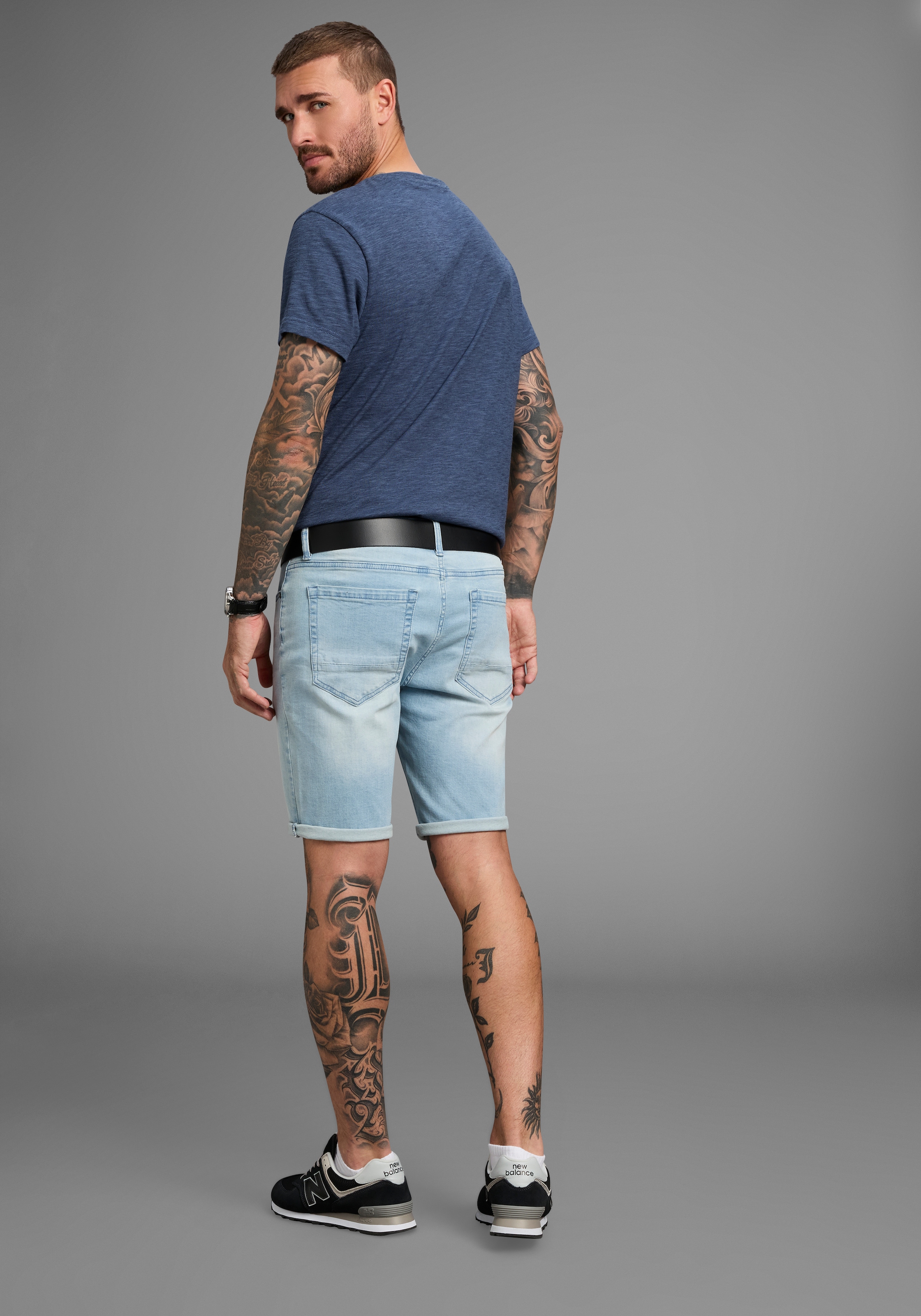 Bruno Banani Jeansshorts »Hutch-Shorts«, niedrige Leibhöhe
