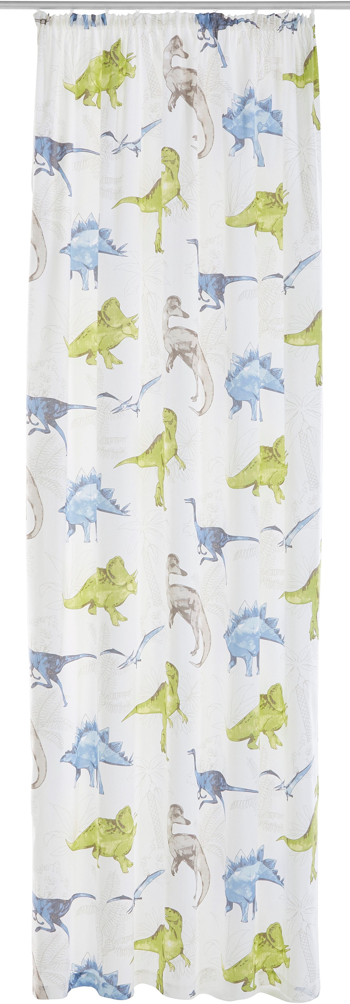 OTTO home Gardine "DINO" Kräuselband 1 Stk. tlg. Kindergardine, einseitig m günstig online kaufen