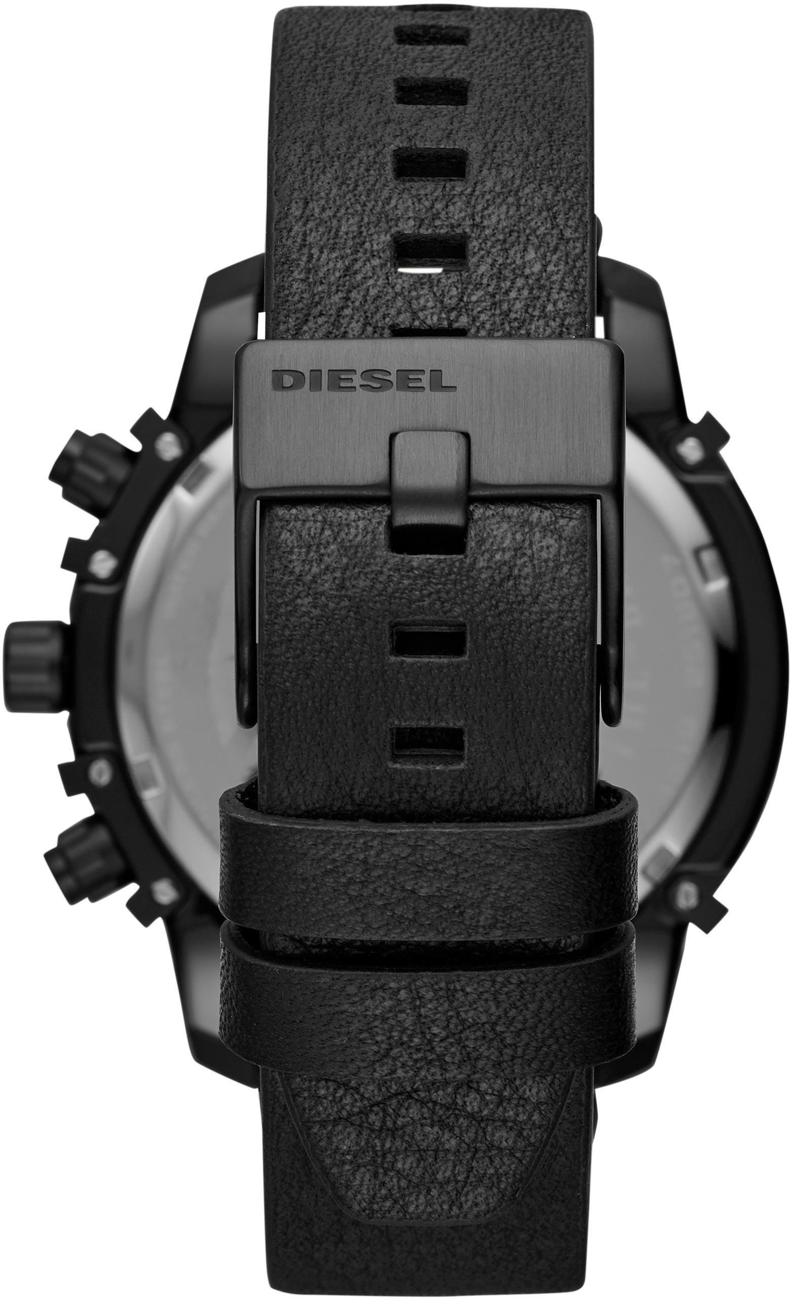 Diesel Chronograph »GRIFFED, DZ4519«, Quarzuhr, Armbanduhr, Herrenuhr, irisierendes Mineralglas, nachhaltig