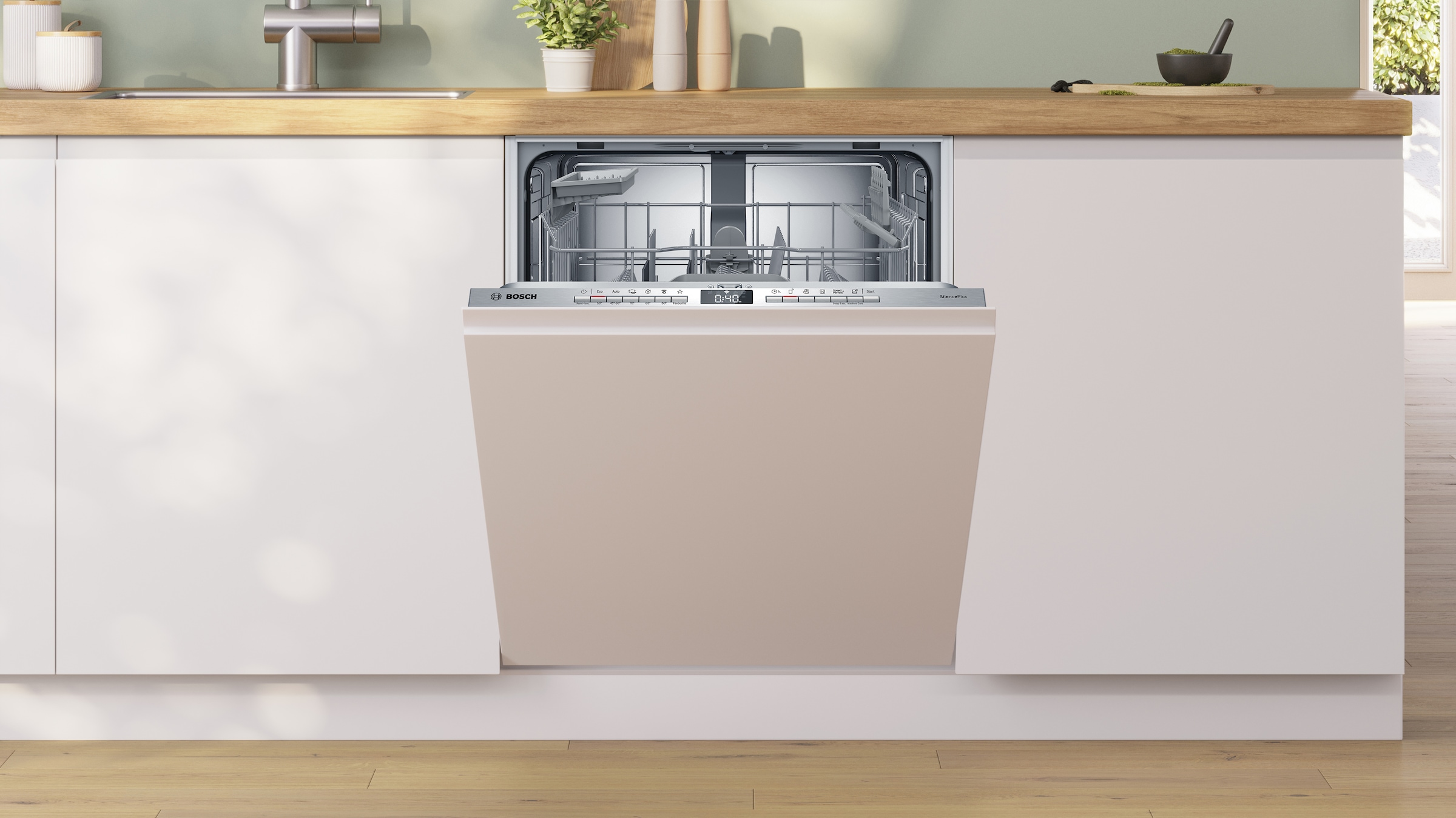 BOSCH vollintegrierbarer Geschirrspüler XXL, Serie 4 »SBV4ETX08E«, 13 Maßgedecke
