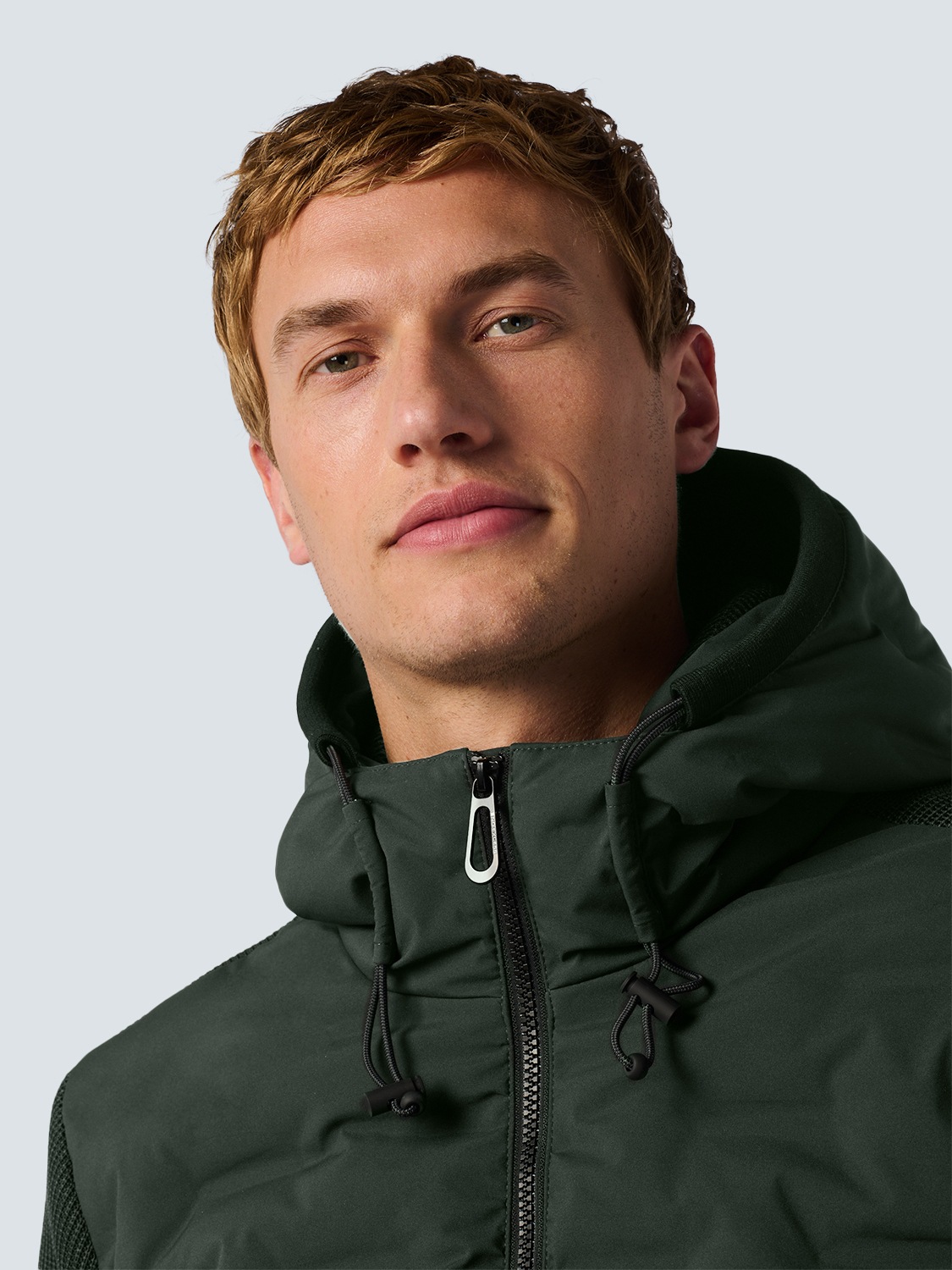 NO EXCESS Softshelljacke »No Excess Versiegelte Jacke mit Kapuze«